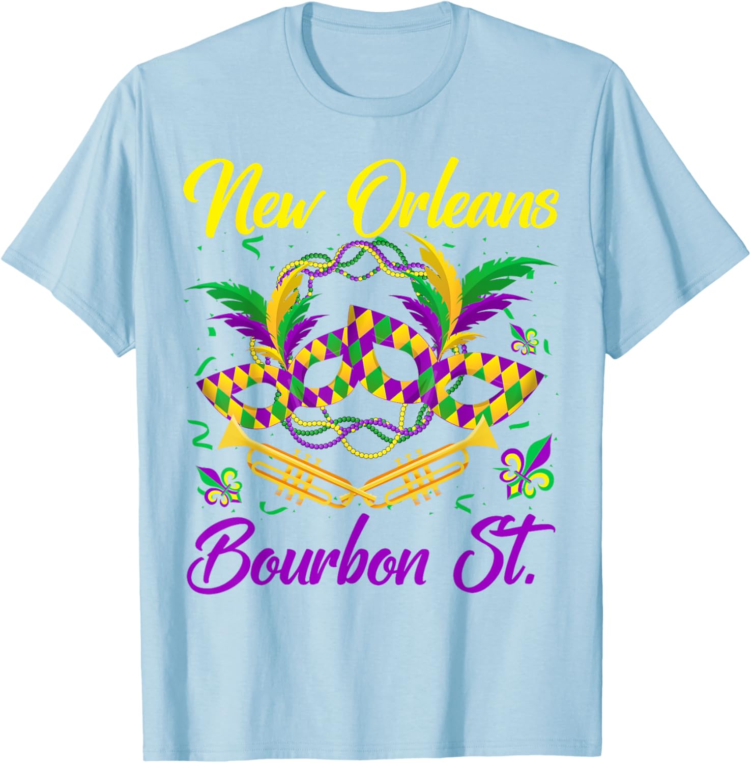 Funny NOLA Bourbon Street Mardi Gras T-Shirt for Fat Tuesday Celebrations - 6