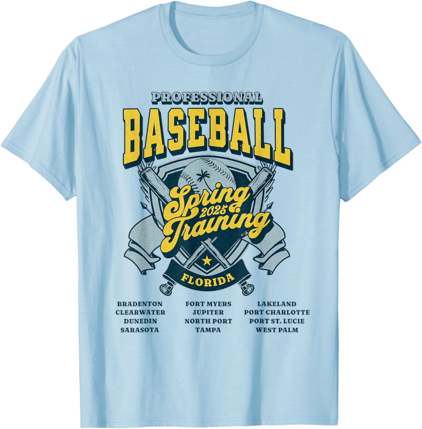 Professional Baseball Spring Training 2025 T-Shirt for Florida Fans - 14