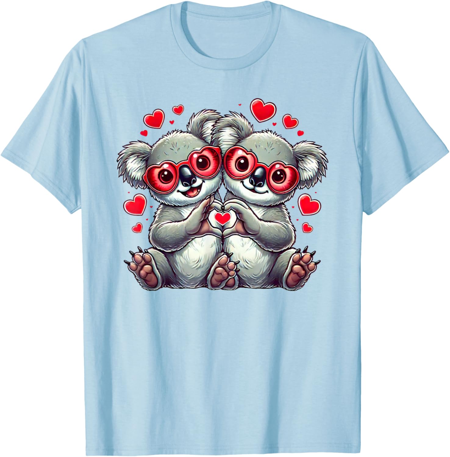 Funny Koala Heart Sign T-Shirt for Everyone - Perfect Valentine Gift! - 9
