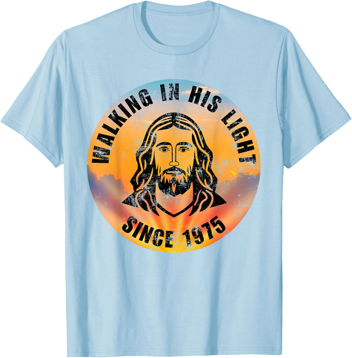 Walking In His Light Since 1975 Inspirational Christian T-Shirt - 7