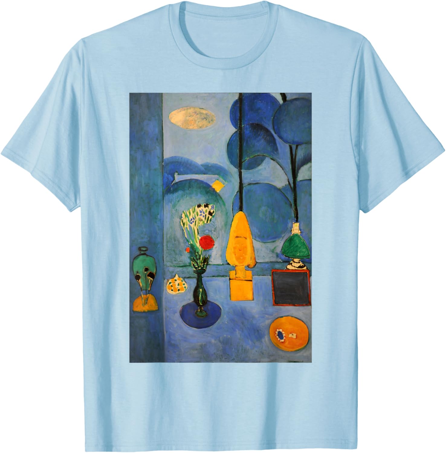 Matisse Blue Window T-Shirt – Stylish Art-Inspired Clothing for All - 27