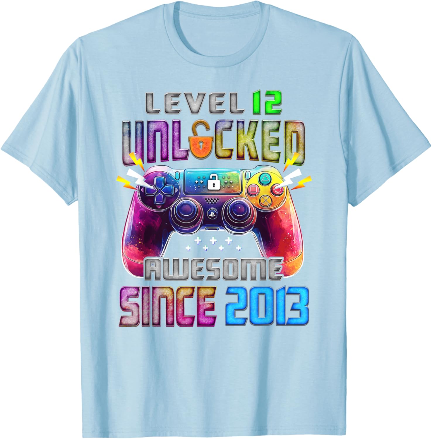 Level 12 Awesome 12 Year Old T-Shirt Fun Gift Since 2013 for Kids - 9