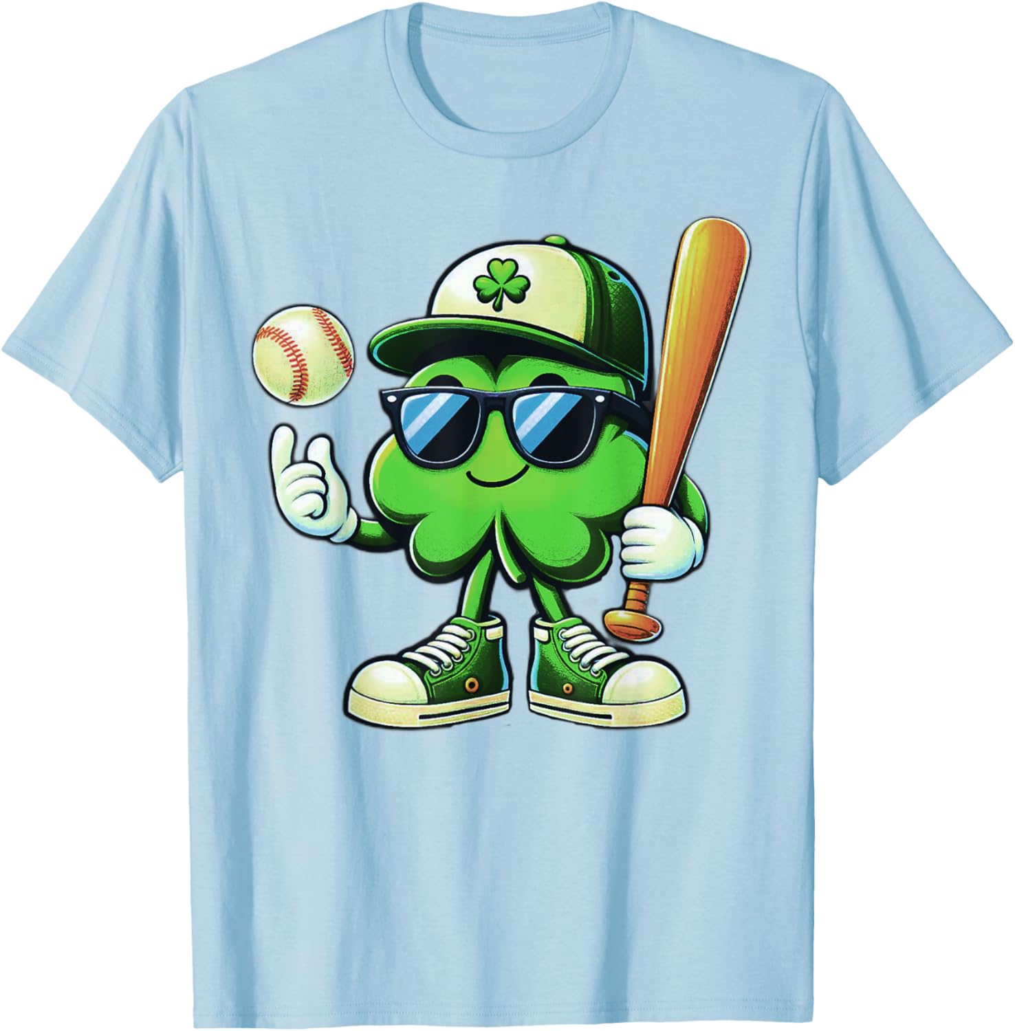 Funny Shamrock Baseball Shirts for Boys Kids St Patricks Day T-Shirt - 17
