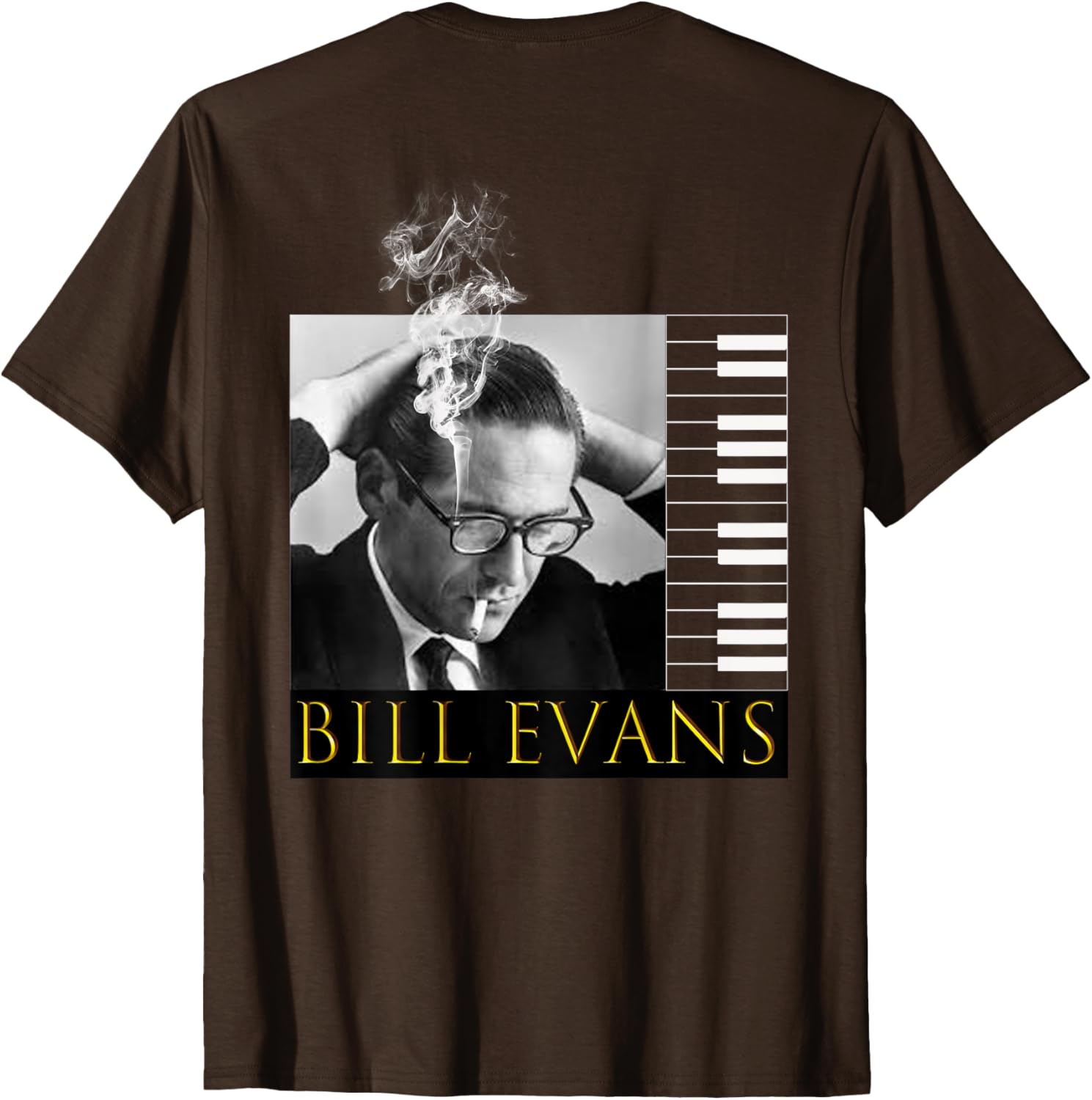Bill Evans Back Printed T-Shirt for Music Lovers - Stylish Casual Wear - 21