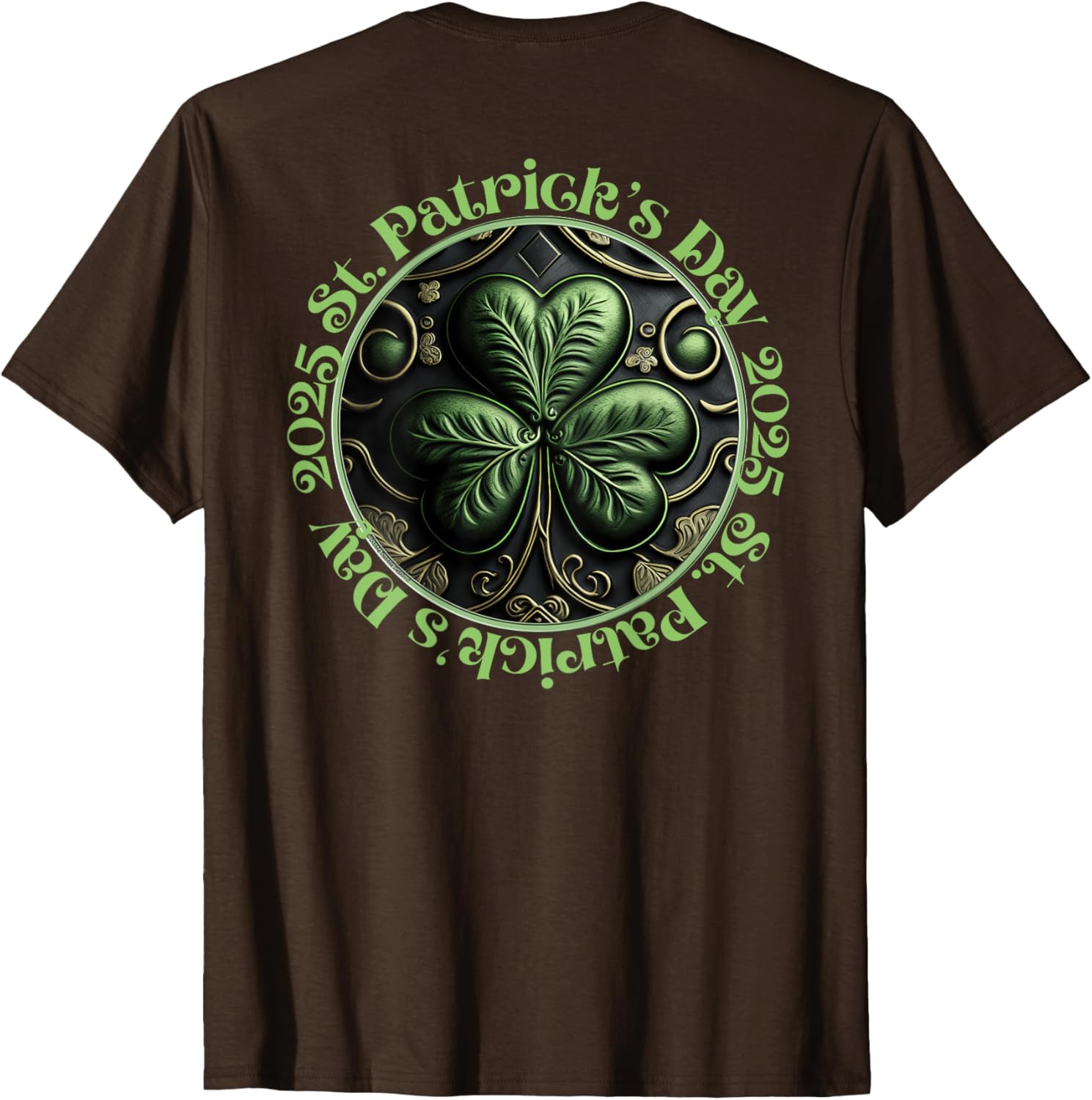 Cool Irish Shamrock St. Patrick's Day 2025 T-Shirt - Festive Apparel - 2