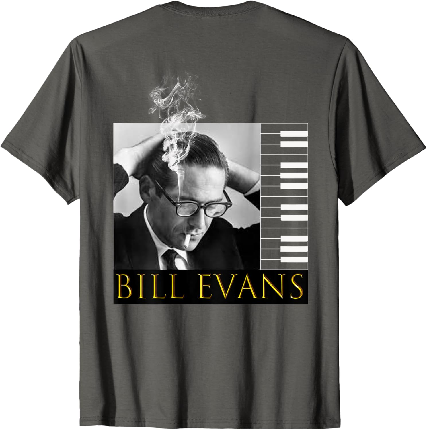 Bill Evans Back Printed T-Shirt for Music Lovers - Stylish Casual Wear - 5