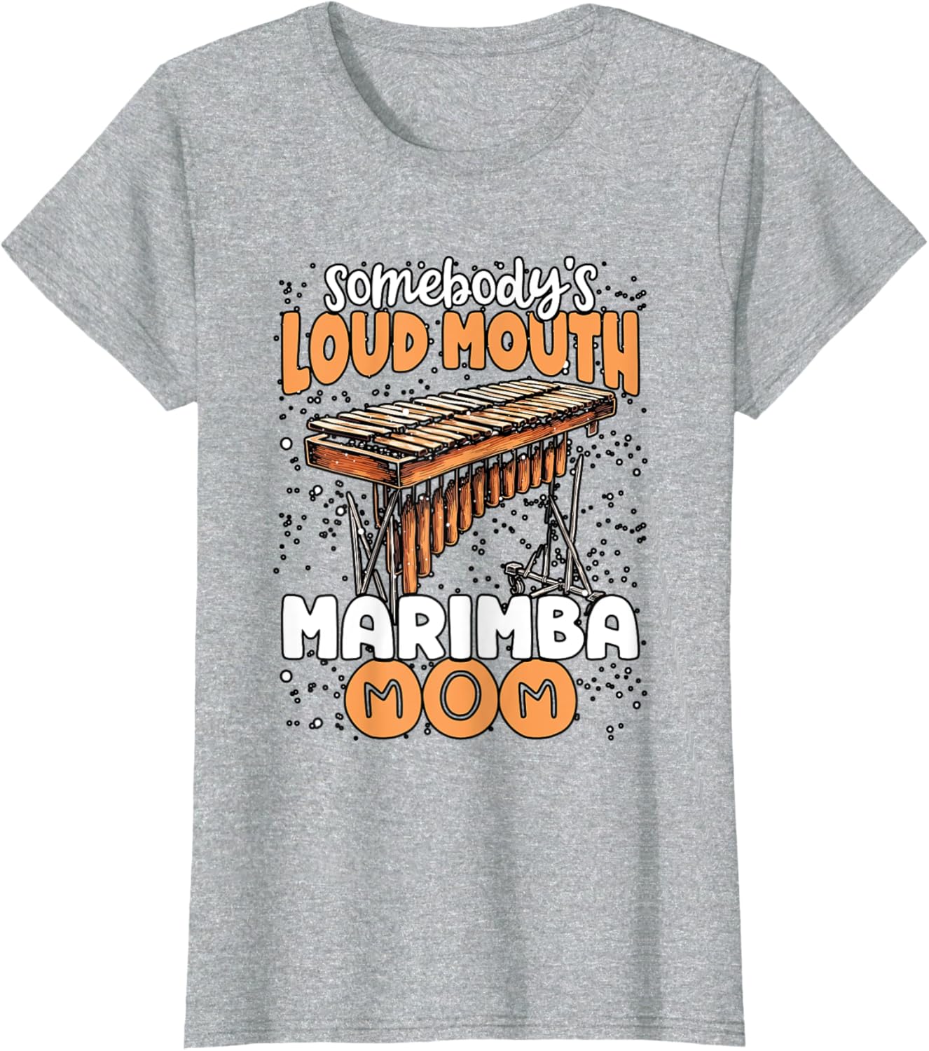 Marimba Mom Percussion Section Marching Band T-Shirt for Musicians - 4