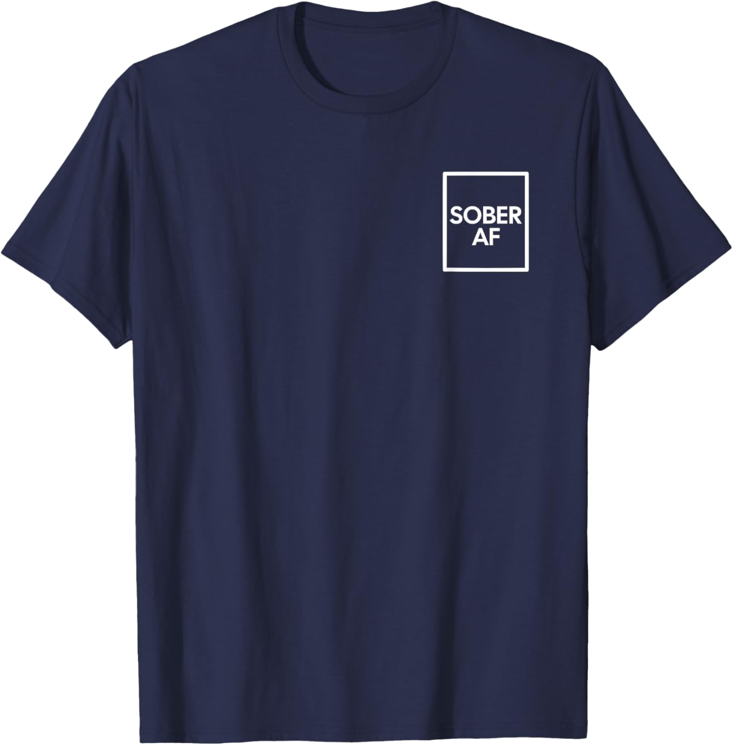 Funny Sober AF Sobriety Anniversary T-Shirt for AA Recovery Support - 9