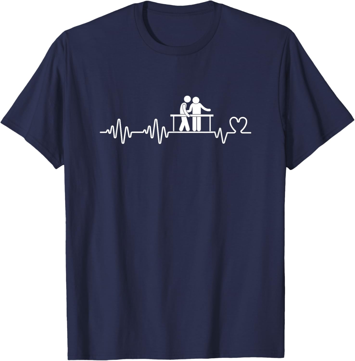 Funny Physical Therapist Heartbeat Man T-Shirt for Therapy Lovers - 16