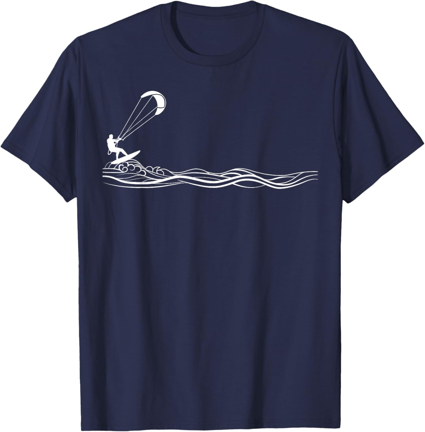 Minimalistic Kitesurfing T-Shirt for Kiteboarding Enthusiasts - 15