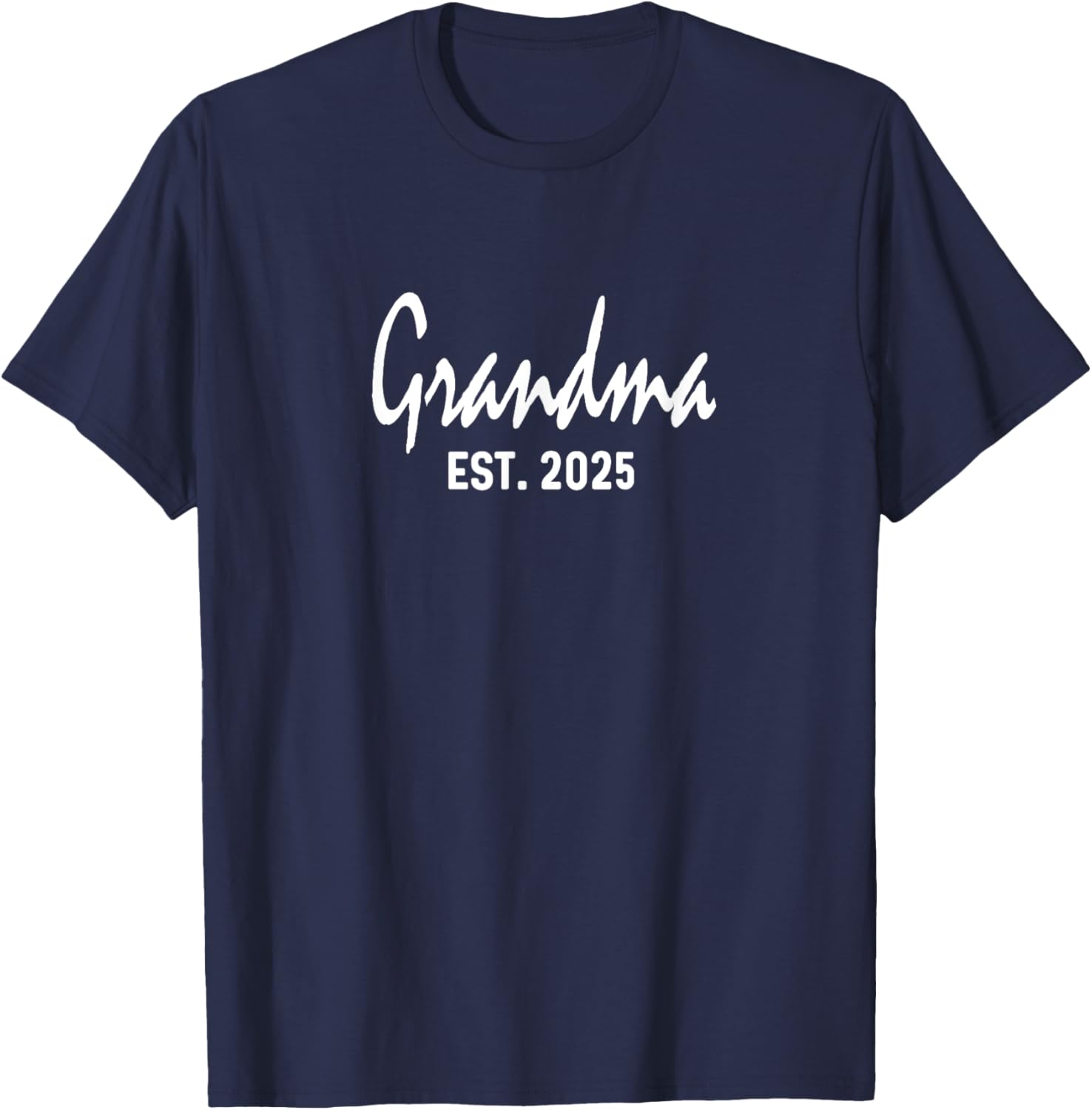 Grandma Est 2025 Expecting Reveal Surprise T-Shirt for New Grandparents - 9