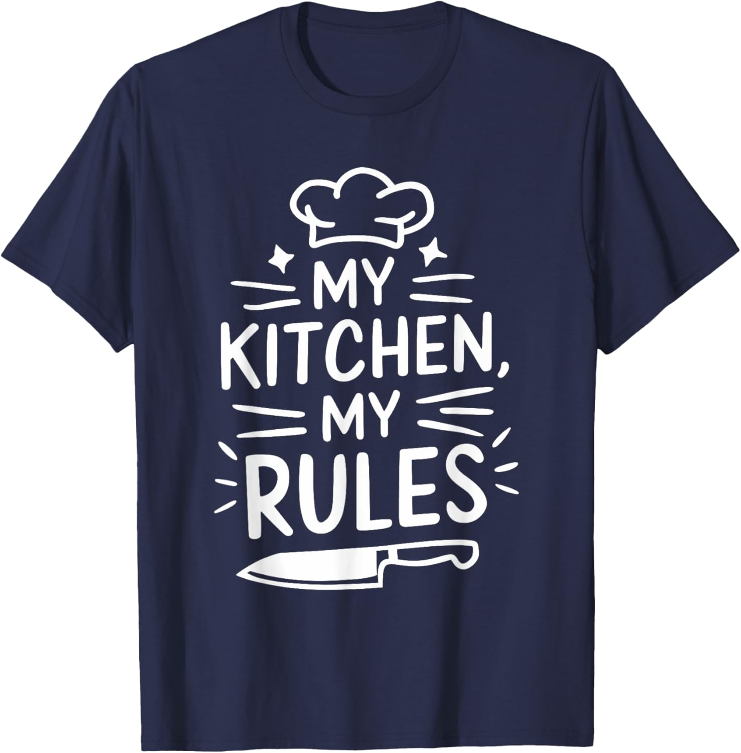 My Kitchen My Rules Chef T-Shirt for Cooking Enthusiasts - 3