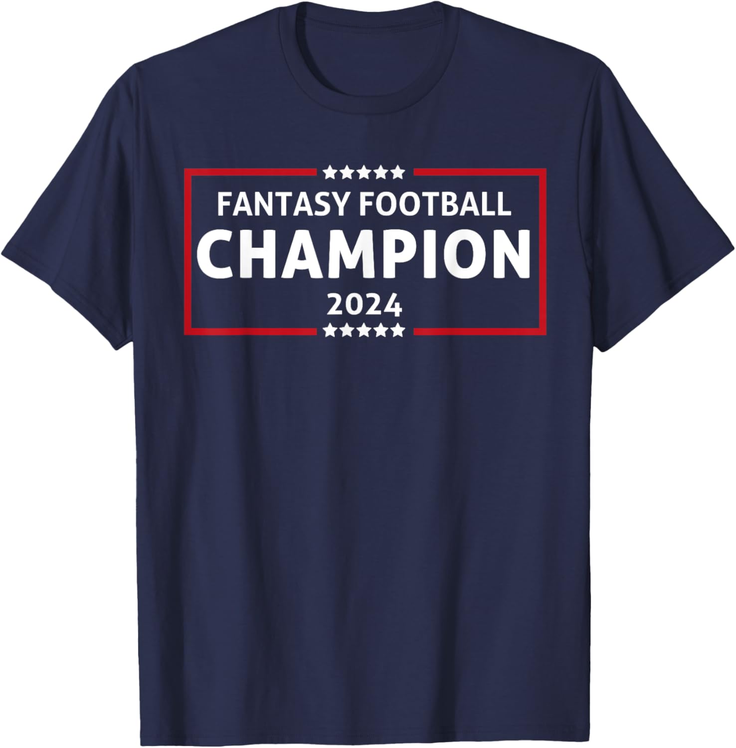Fantasy Football Champion 2024 T-Shirt for League Winners and Fans - 6