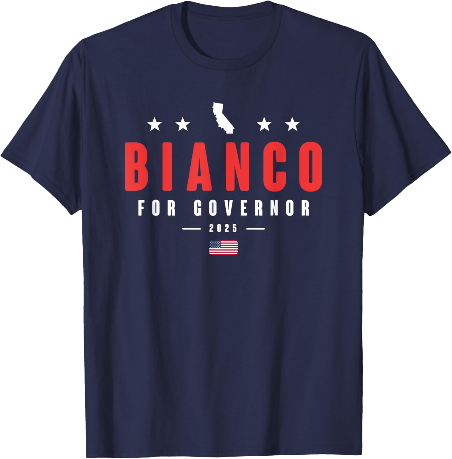 Bianco for Governor T-Shirt - Stylish Political Apparel for Supporters - 10