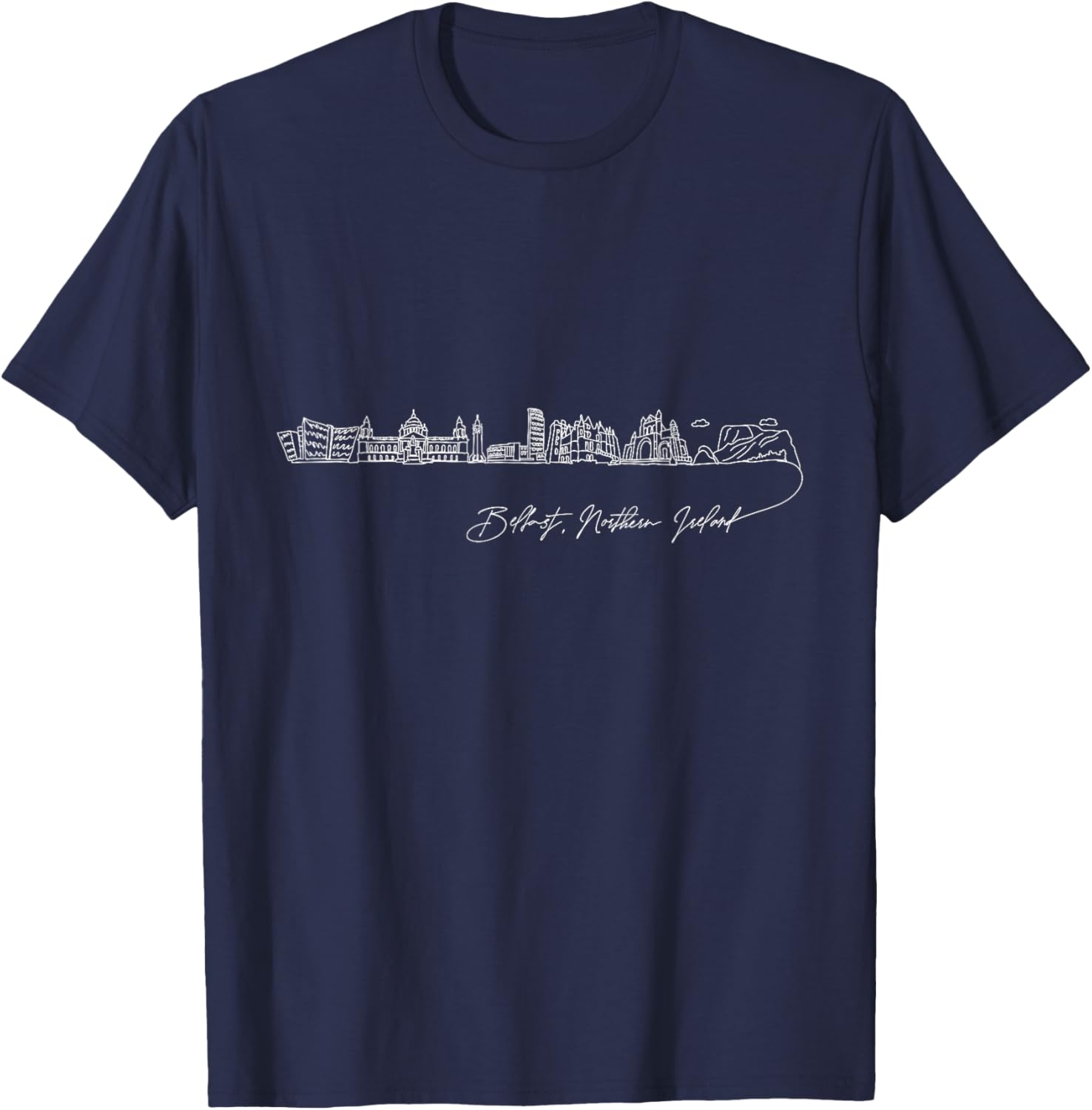 Signature Belfast City Skyline T-Shirt Perfect Northern Ireland Souvenir - 22