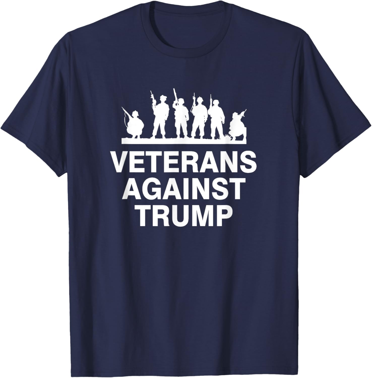 Veterans Against Trump T-Shirt for Supportive Activism and Style - 2
