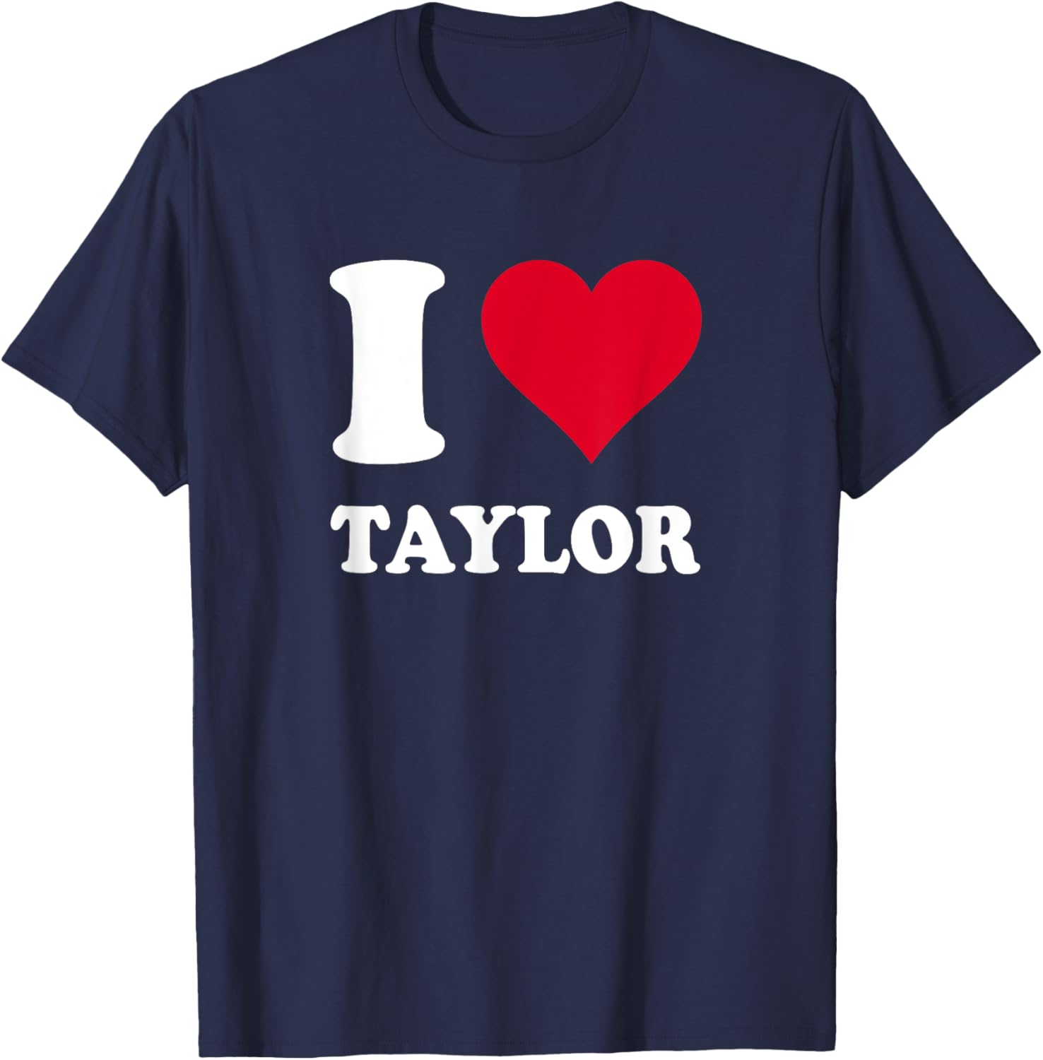 Red Heart I Love Taylor T-Shirt for Fans - Stylish and Comfortable Apparel - 6