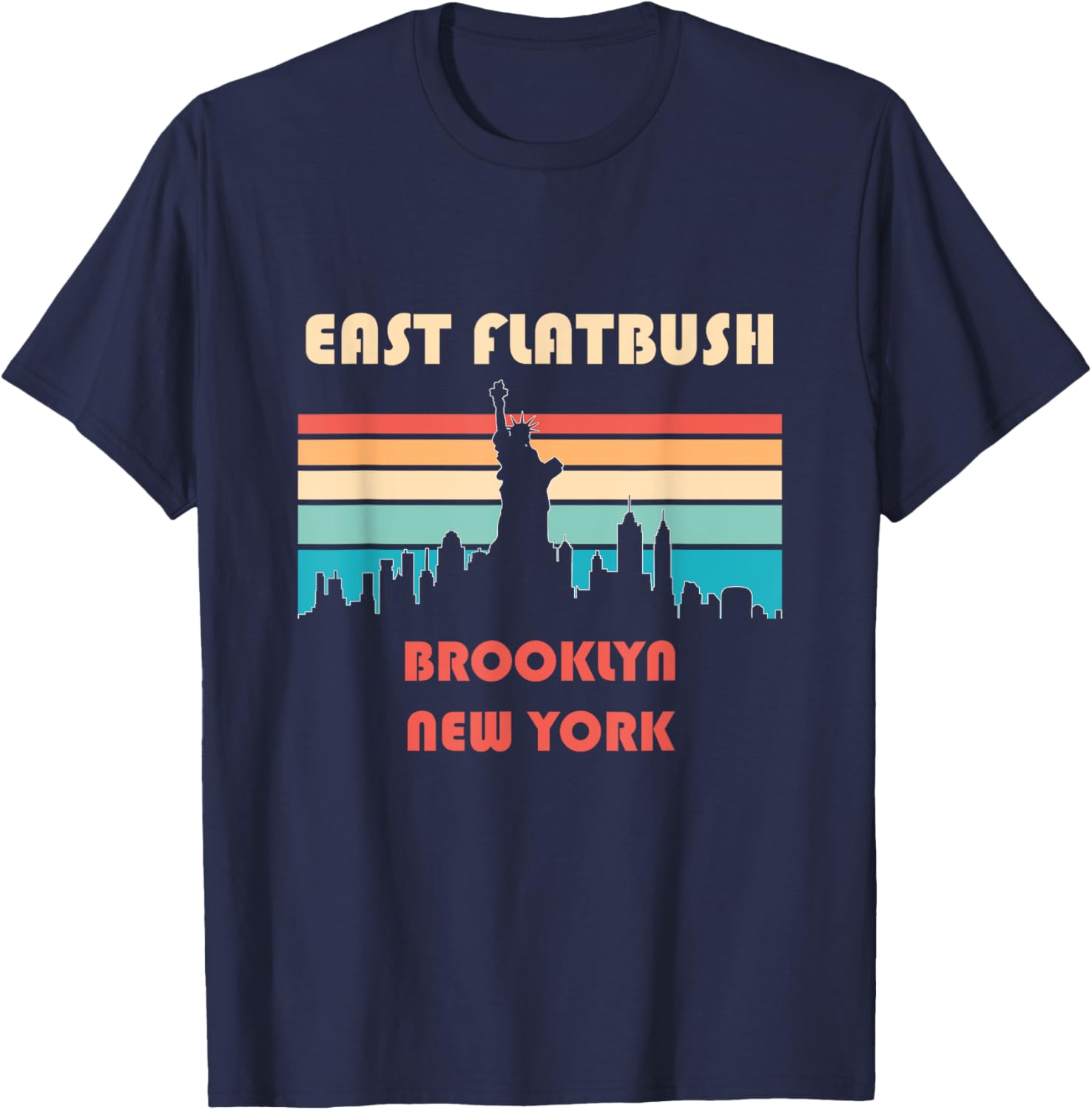 East Flatbush Brooklyn Retro Vintage T-Shirt Perfect for Any Wardrobe - 3
