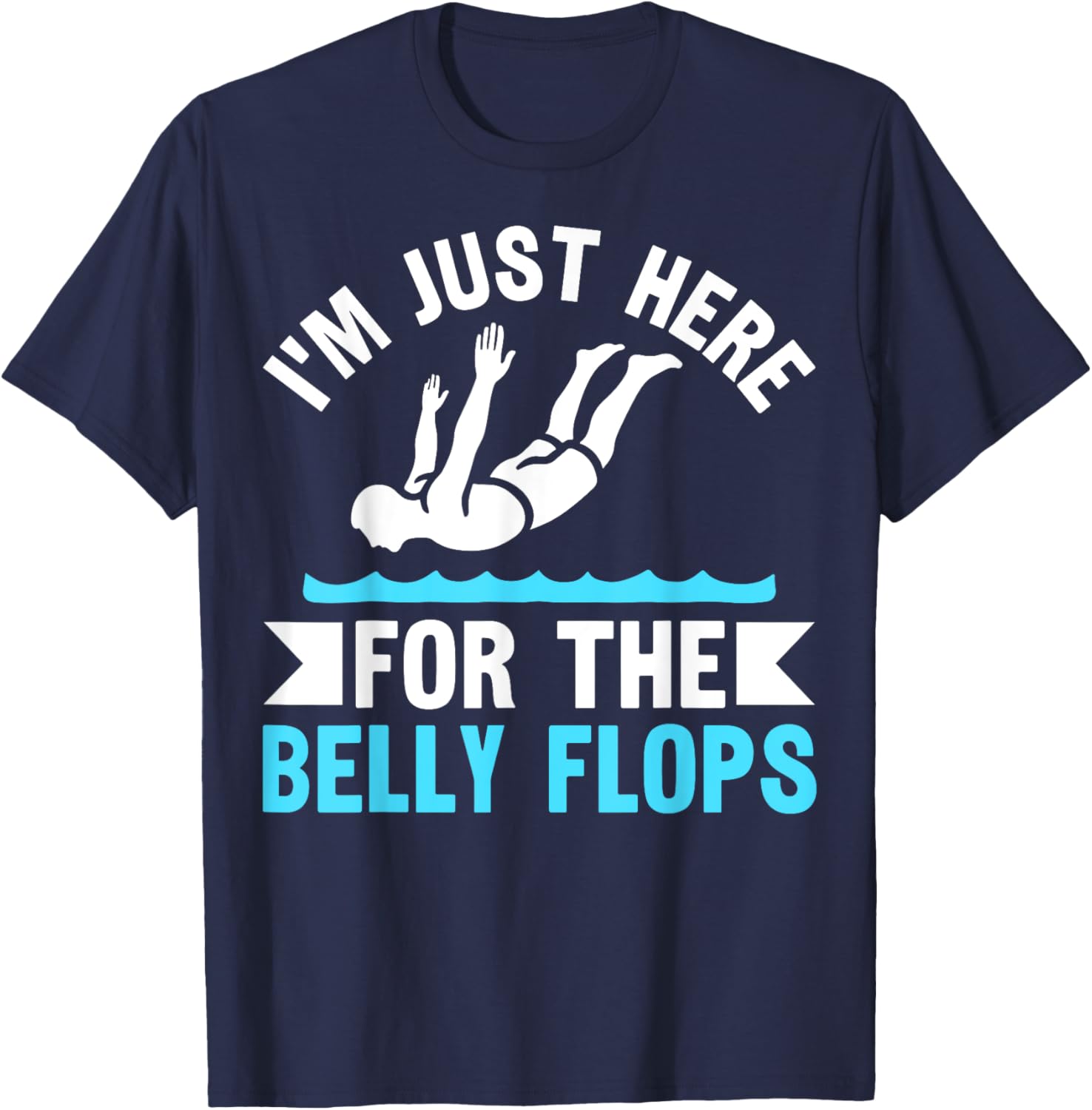 Bellyflop Champion T-Shirt for Experts in Fun Dive Competitions - 4