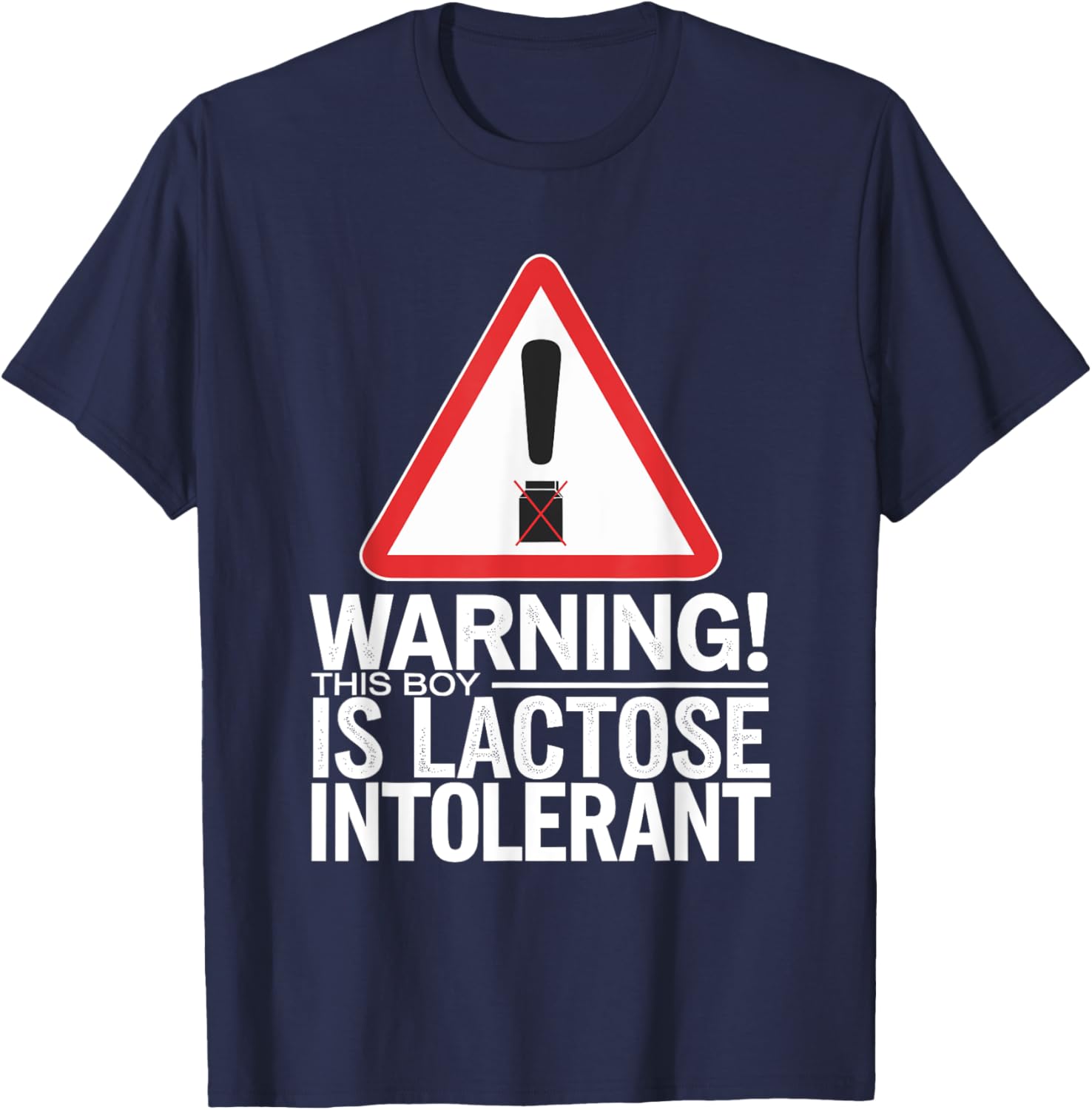 Lactose Intolerance Boy T-Shirt for Dairy Allergy Awareness and Style - 9