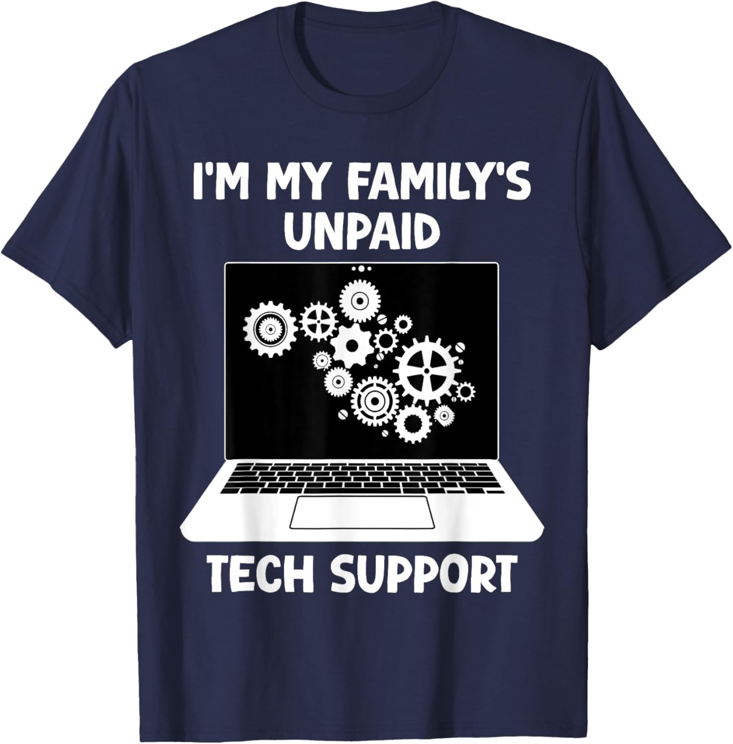 Funny Computer Engineer T-Shirt for Unpaid Tech Support Heroes - 16