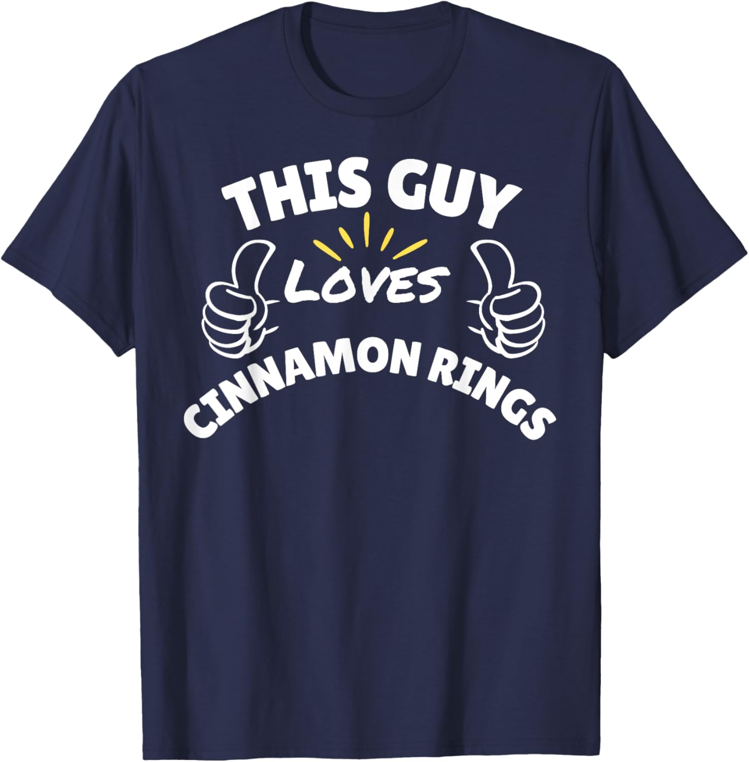 Funny Cinnamon Rings Graphic T-Shirt for Food Lovers and Snacks Fans - 12