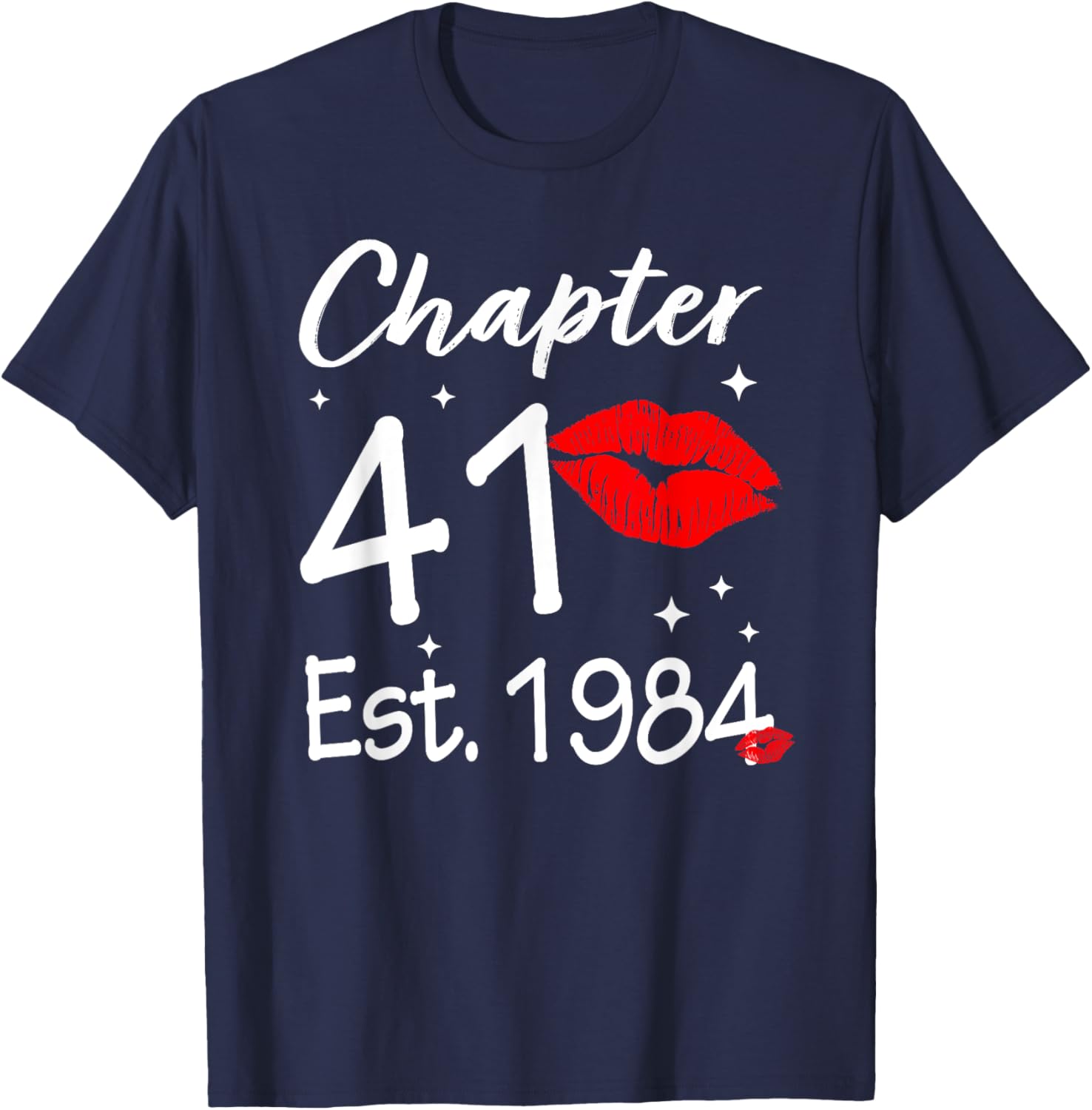 Happy 41st Birthday Women T-Shirt Chapter 41 EST 1984 Gift Idea - 5