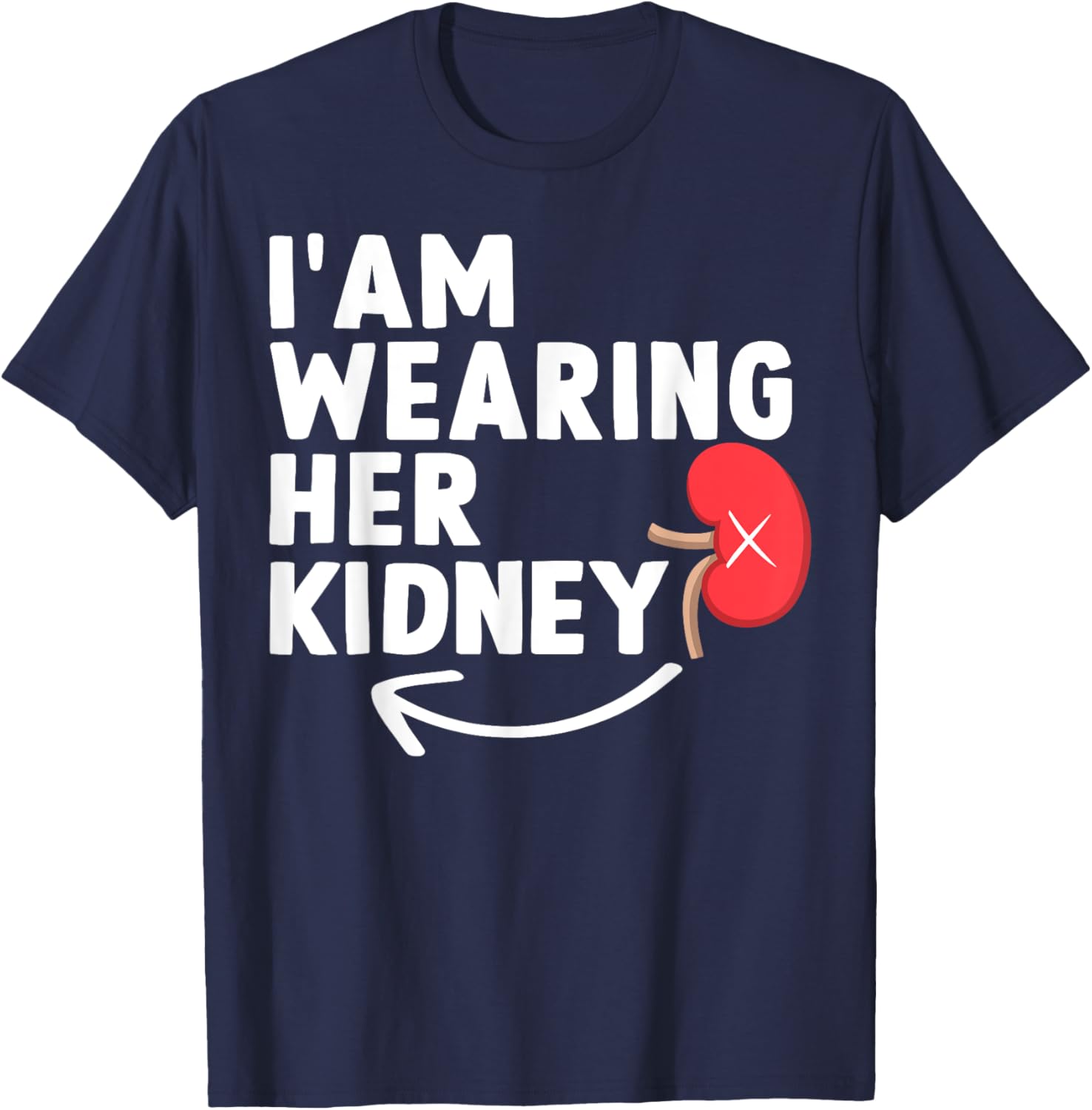 Funny Kidney Transplant Donor Wife T-Shirt for Supportive Families - 3