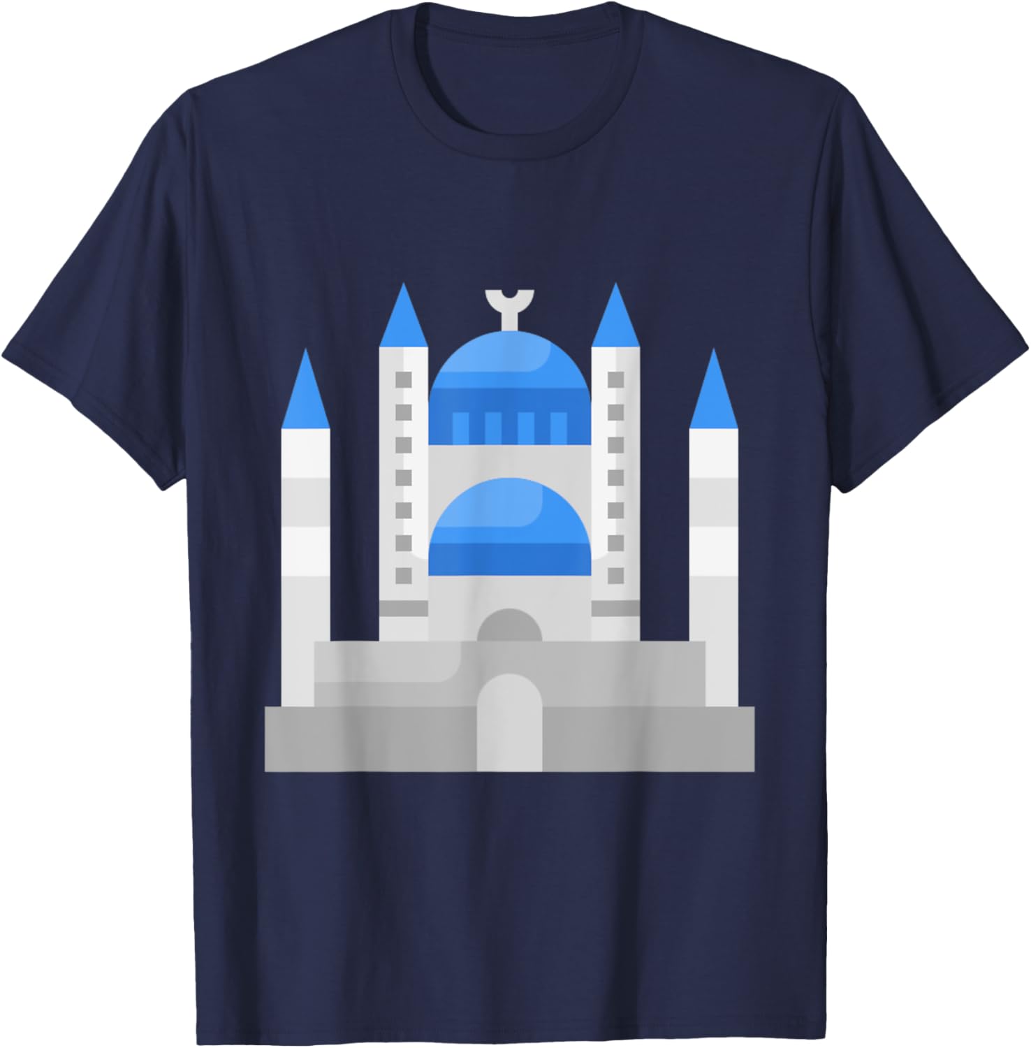 Istanbul Sultan Ahmet Blue Mosque Muslim T-Shirt for Men and Women - 21