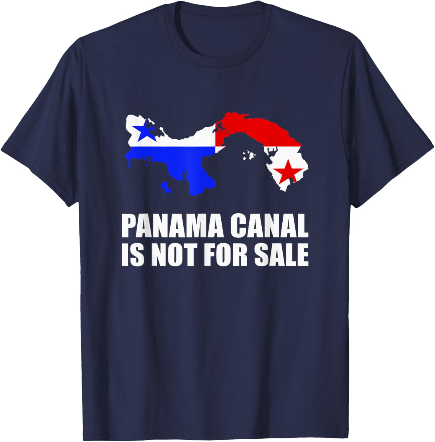 Panama Canal Not For Sale Map T-Shirt for Proud Panama and USA Fans - 2