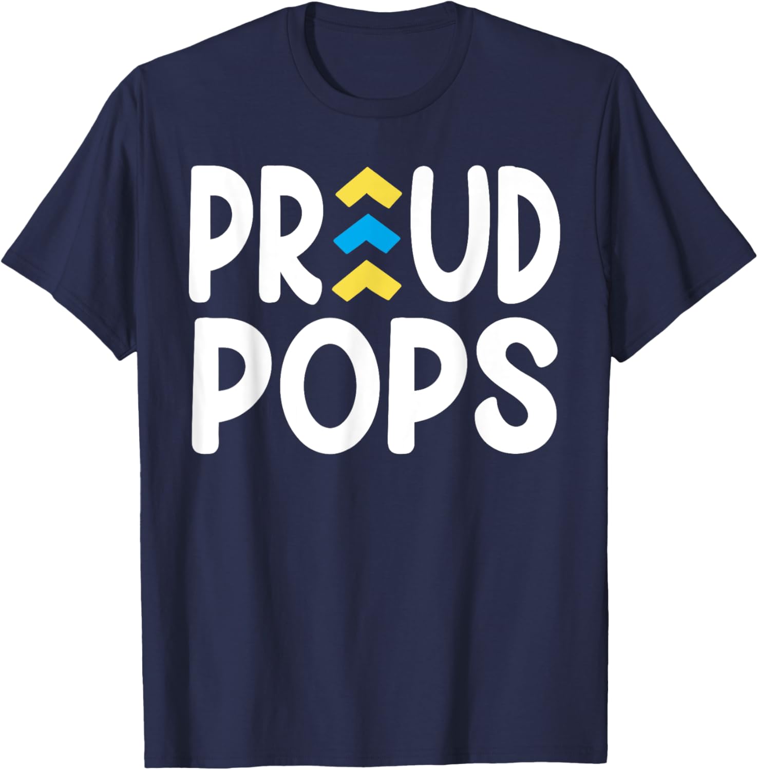 Proud Pops World Down Syndrome Day Awareness Socks and Dad T-Shirt - 15