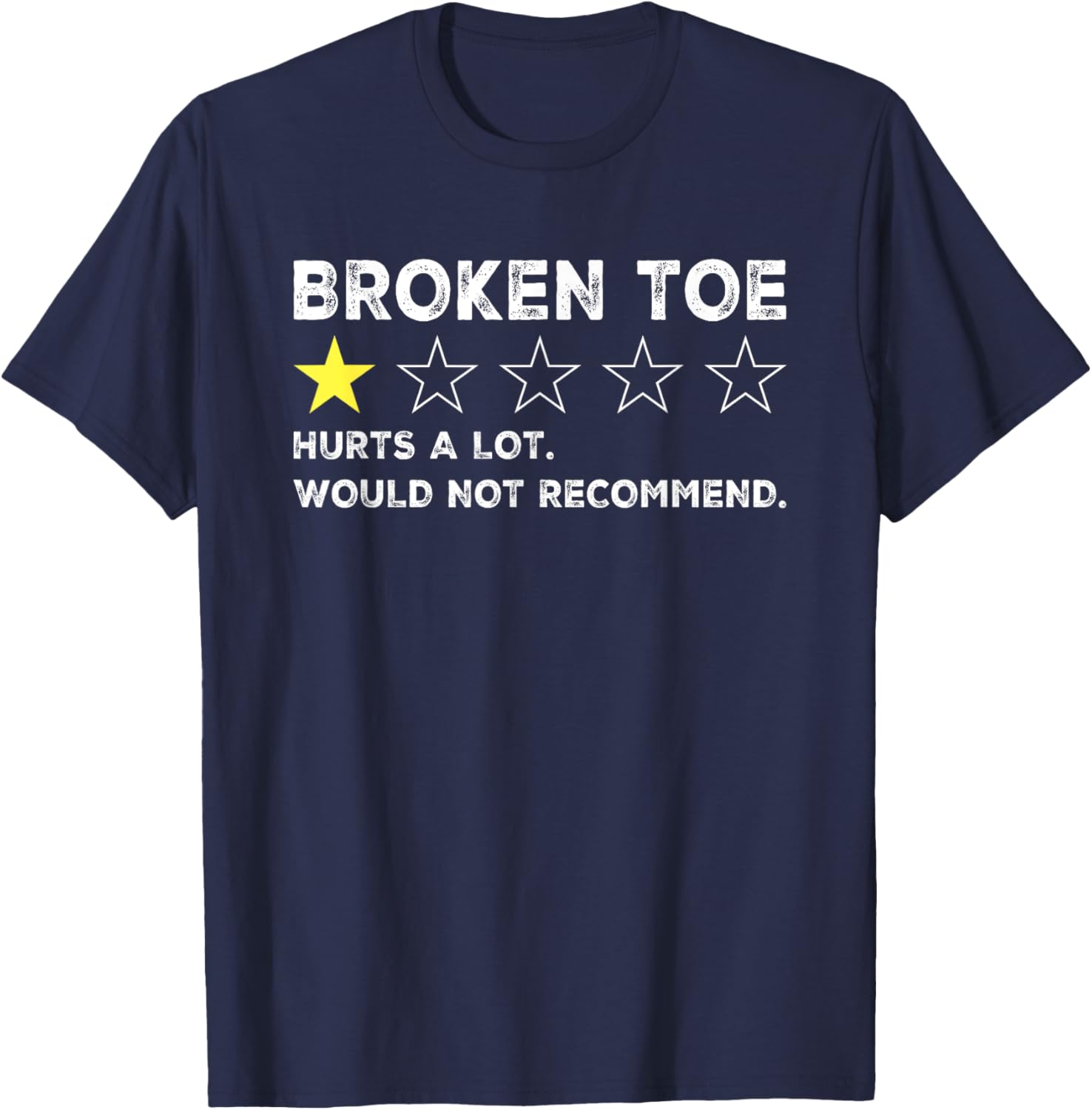 Funny Get Well Soon T-Shirt for Broken Toe Injury Recovery Humor - 5