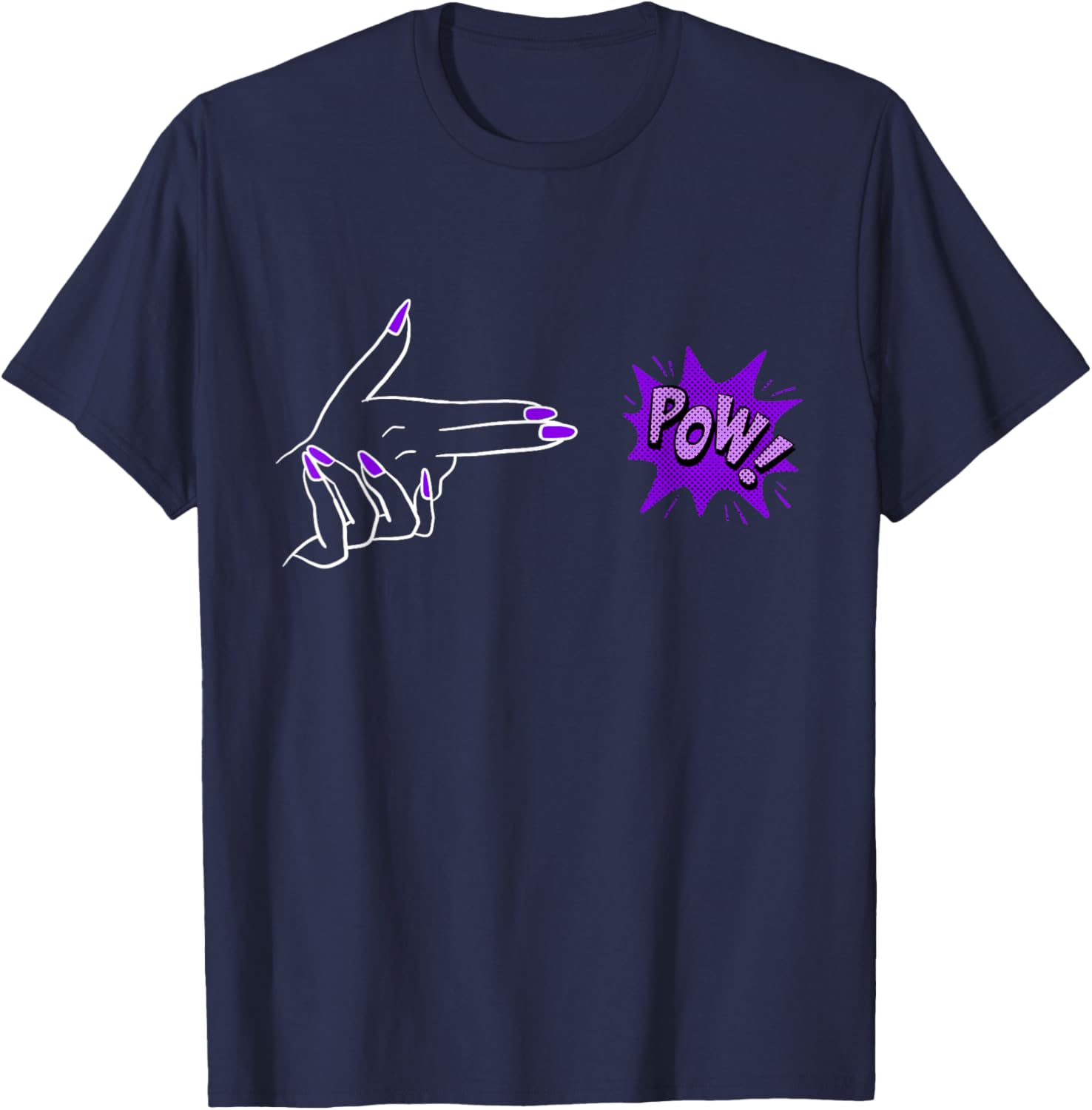 Purple Boy Bye Graphic T-Shirt for Trendy Casual Style and Comfort - 19