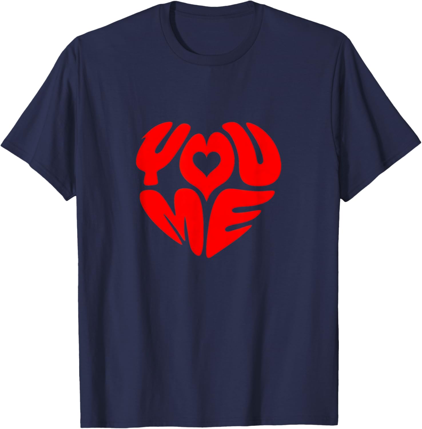 You Love Me Heart Shaped Valentine's Day Lover's T-Shirt for Couples - 9