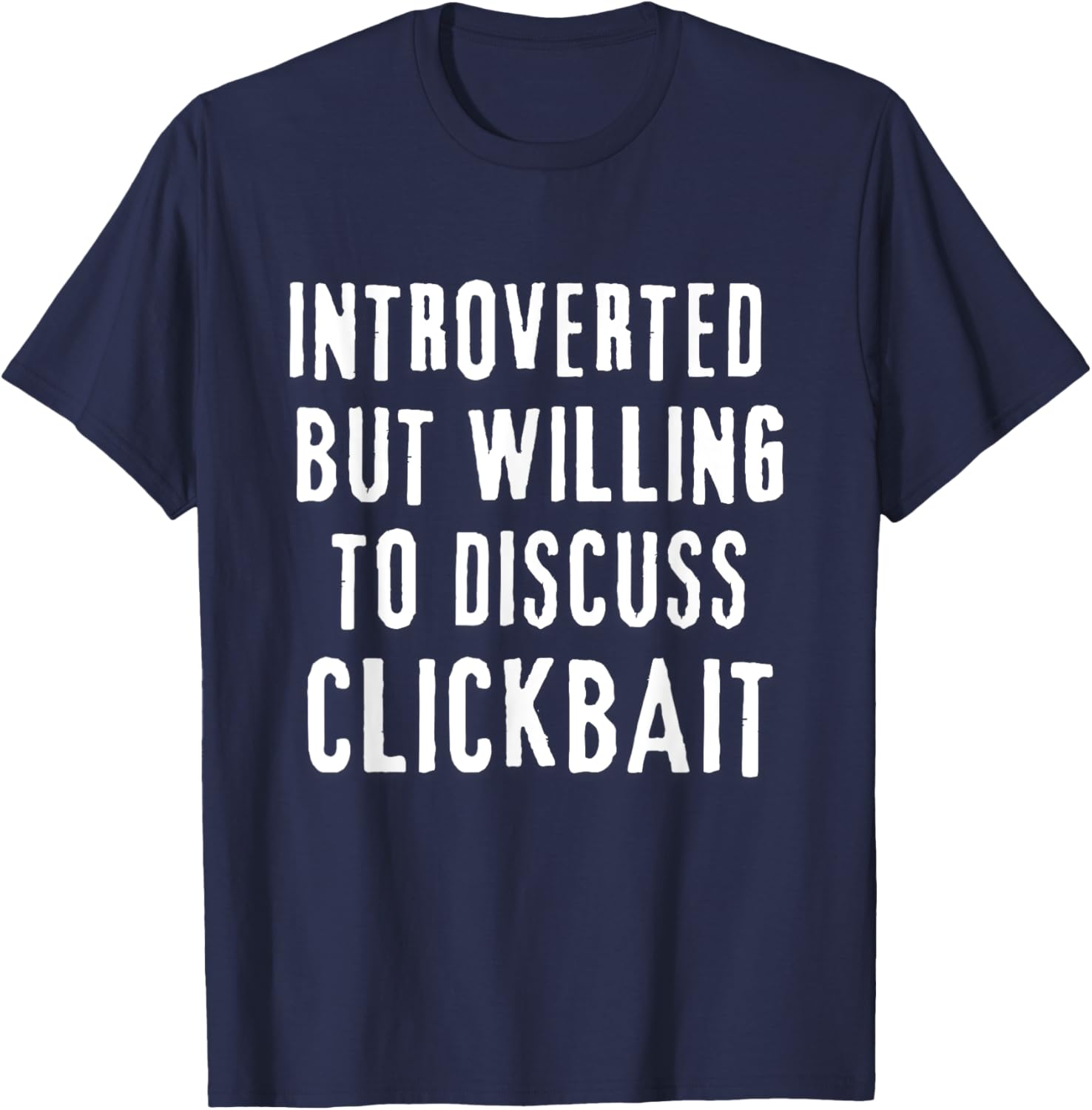 Introverted But Willing to Discuss T-Shirt Fun and Quirky Graphic Tee - 14