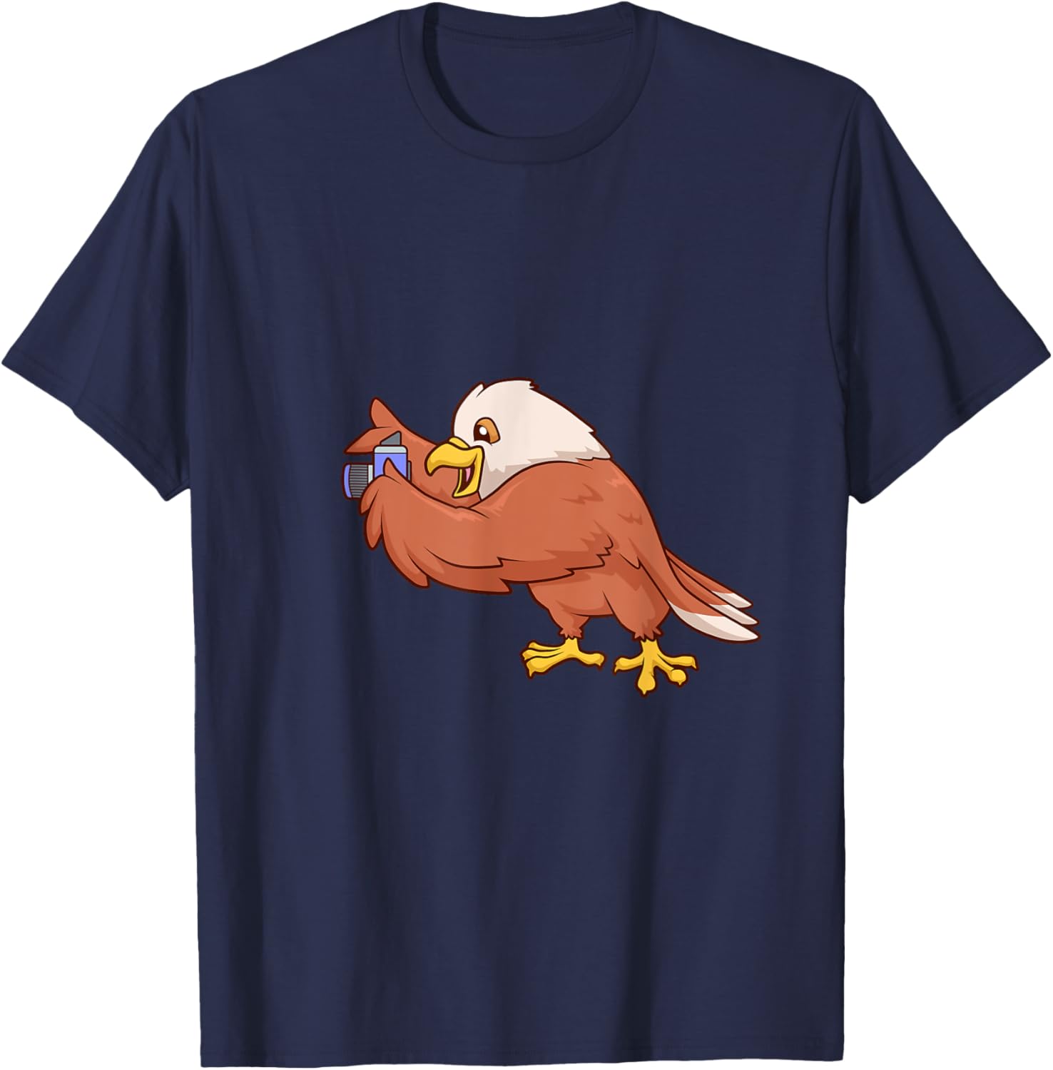 Eagle with Camera T-Shirt Perfect for Bird Lovers and Nature Enthusiasts - 10