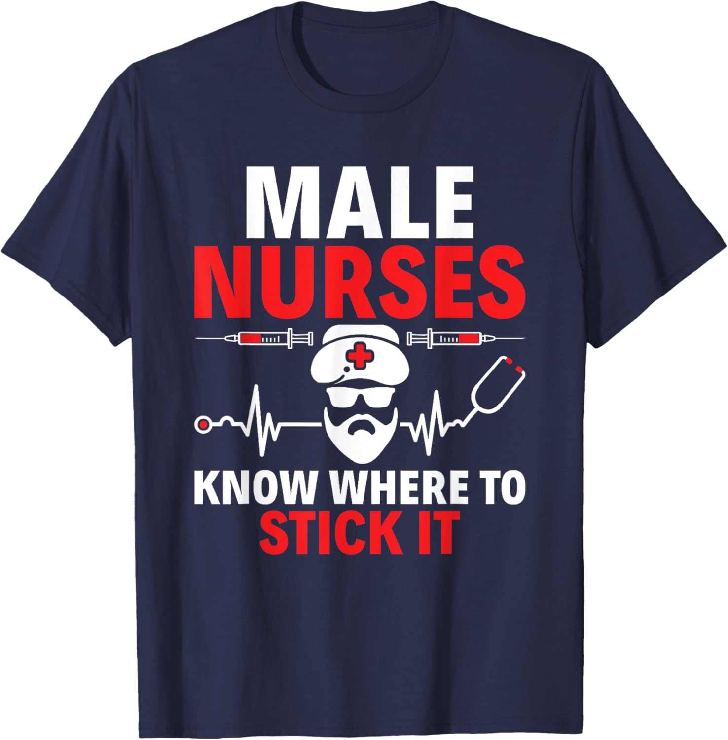 Funny Male Nurse Murse T-Shirt for RN Nurses - Great Gift Idea! - 3