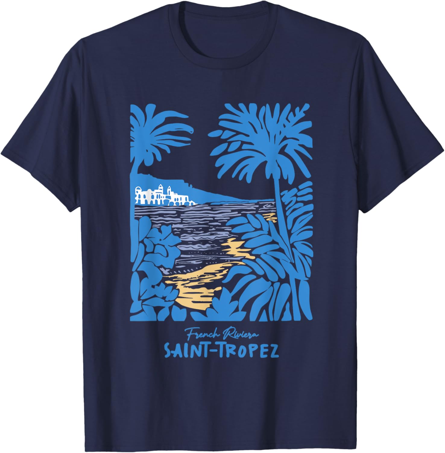 Saint Tropez French Riviera Vacation T-Shirt for Trendy Style Lovers - 10