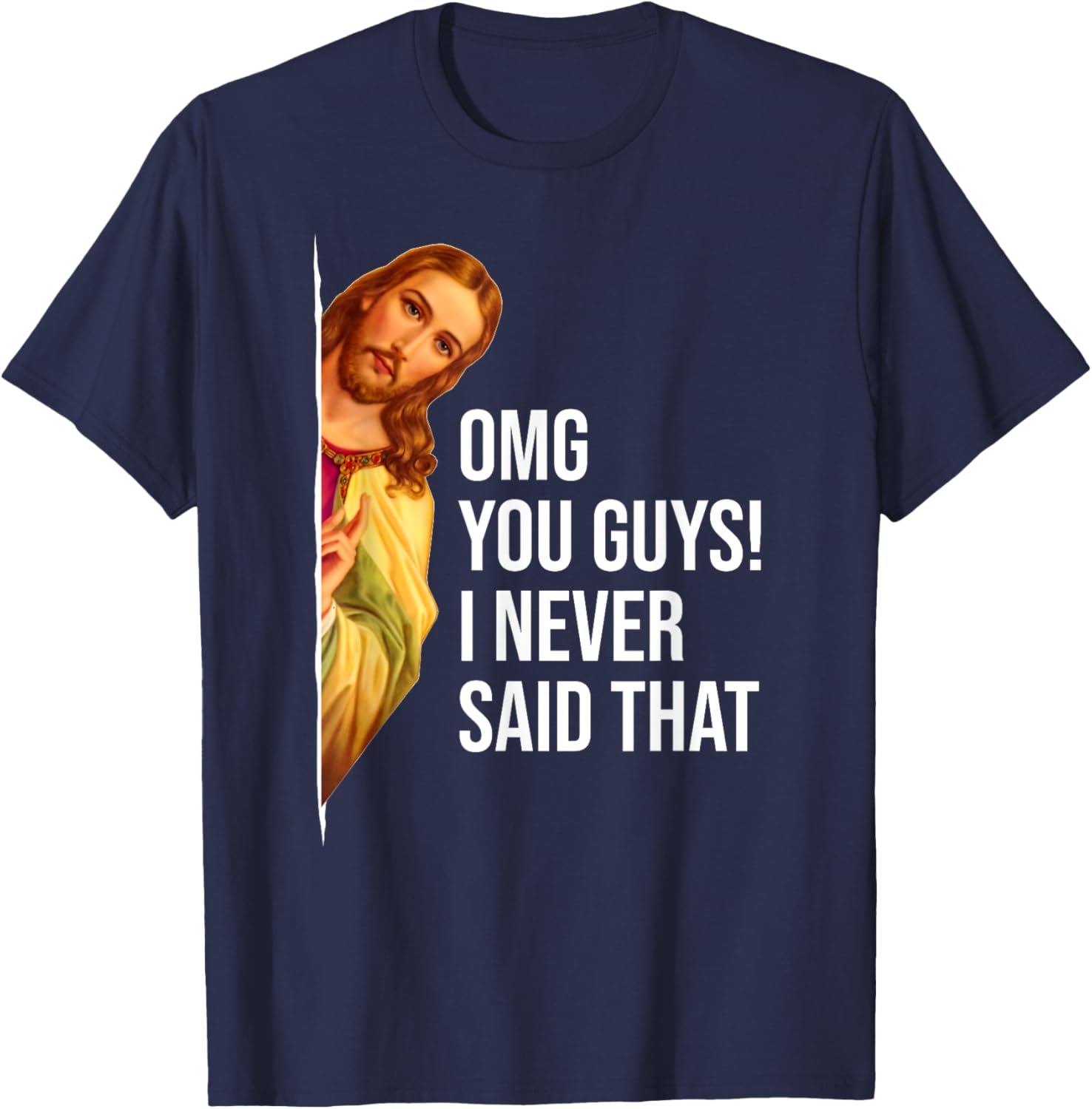 Funny Easter T-Shirt Jesus Sarcasm OMG You Guys Cool Graphic Tee - 4
