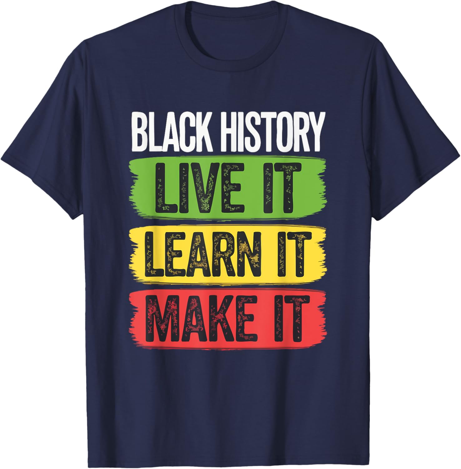 Celebrate Black History with Afro Motivation T-Shirt for All Day Comfort - 13