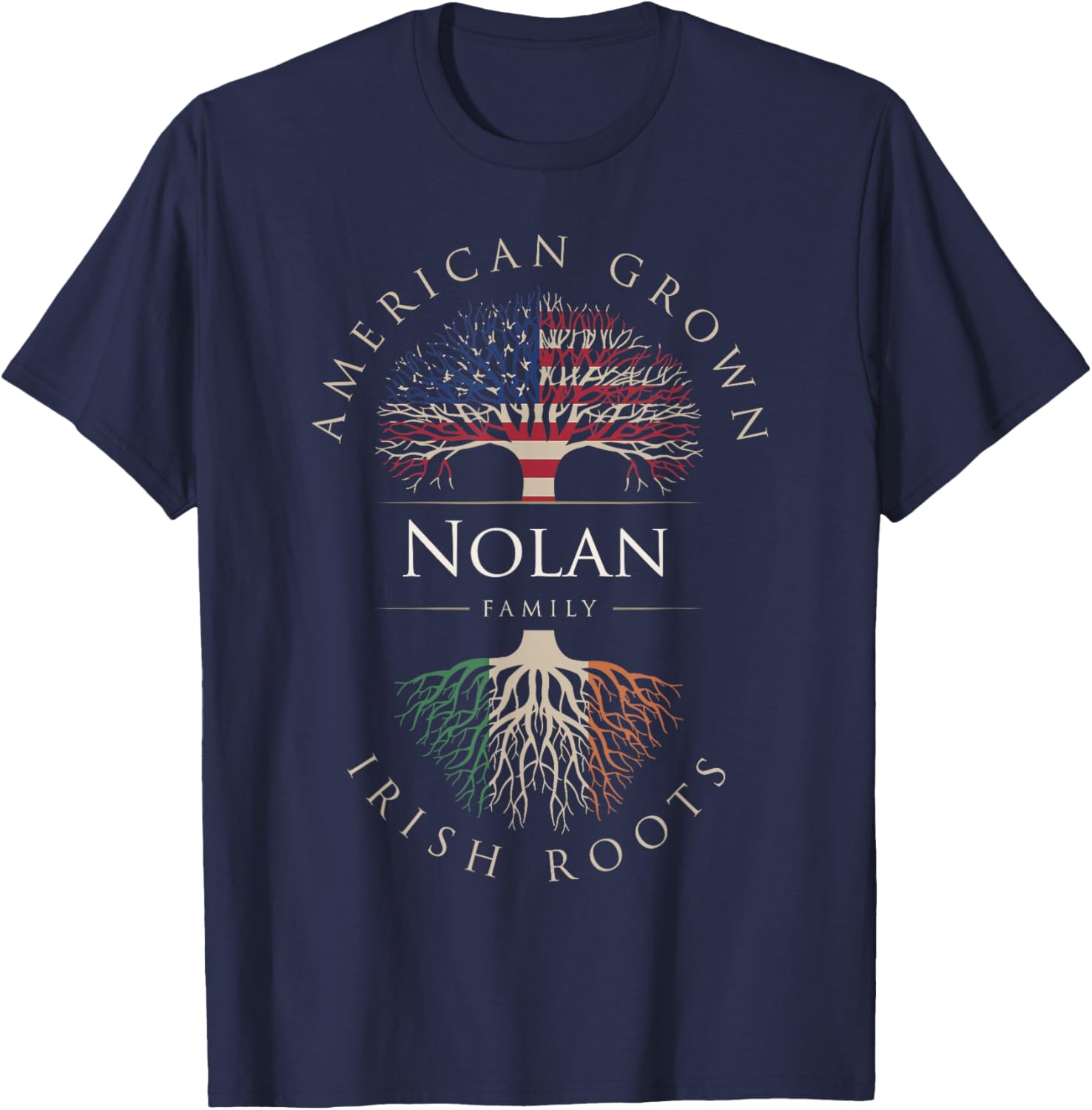 Nolan Family Name T-Shirt with Irish Roots and Ireland Flag Design - 6
