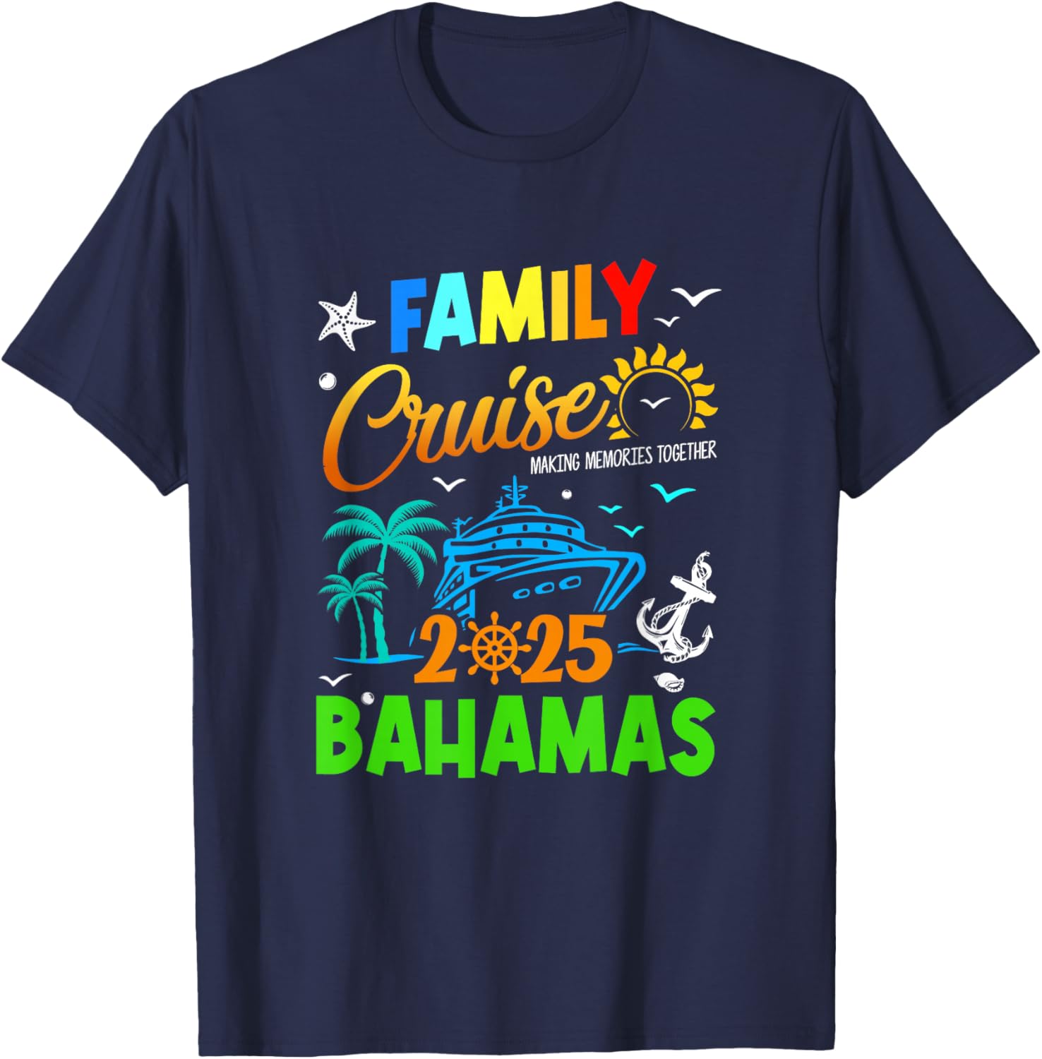Matching Family Cruise T-Shirts for Bahamas 2025 Adventure Squad - 17