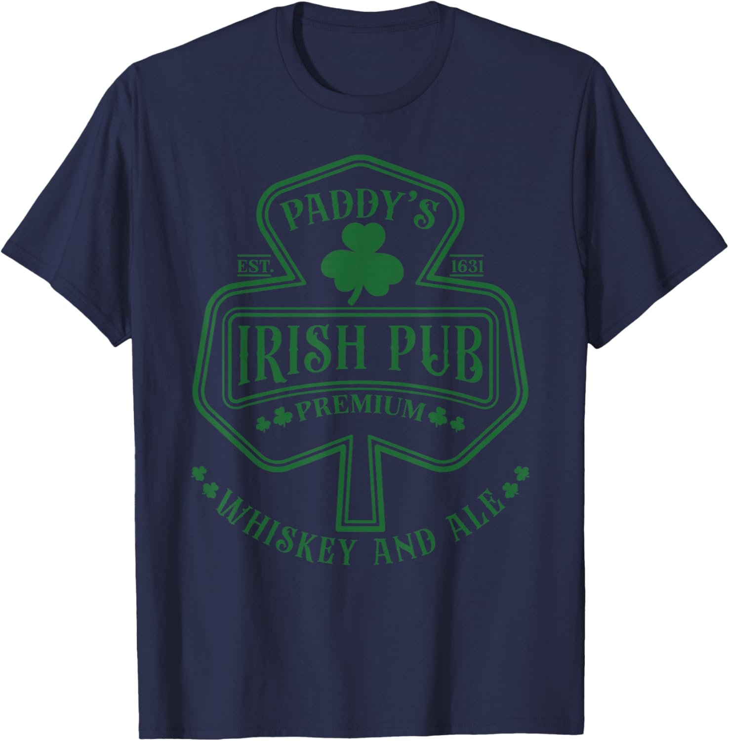 Funny St Patricks Day Irish Pub Paddy's Club Whiskey Beer T-Shirt - 6