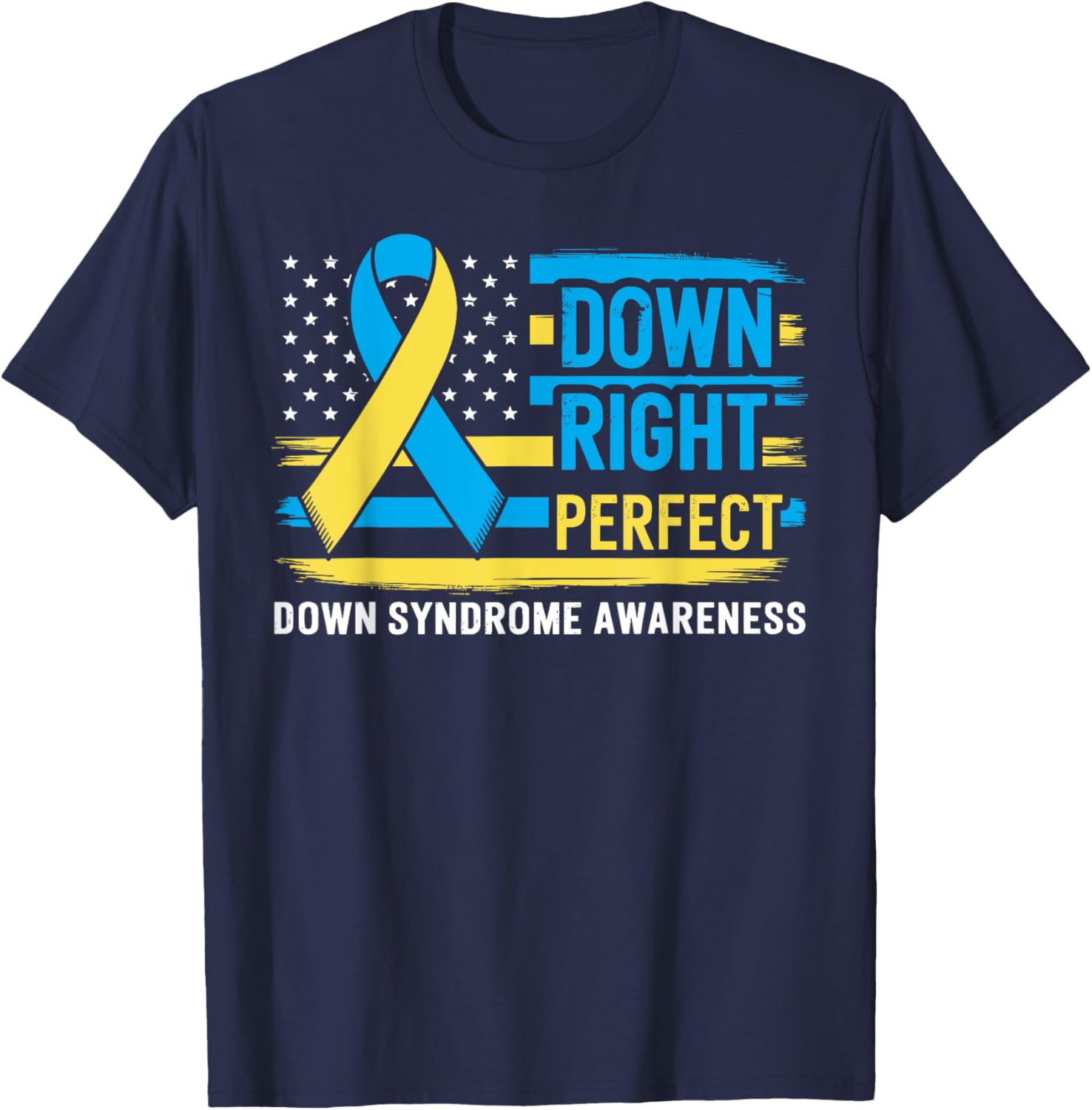Down Syndrome Awareness Day T-Shirt with Perfect Socks Design - 16