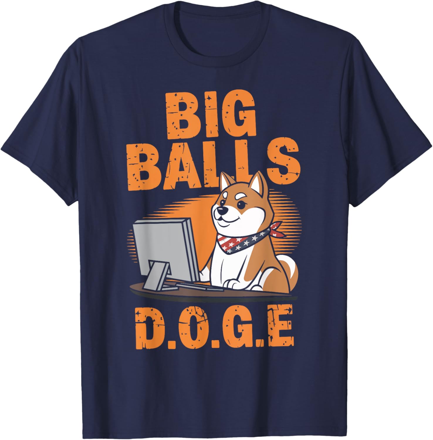Funny Big Balls D.O.G.E DOGE T-Shirt for Dog Lovers and Pet Owners - 16
