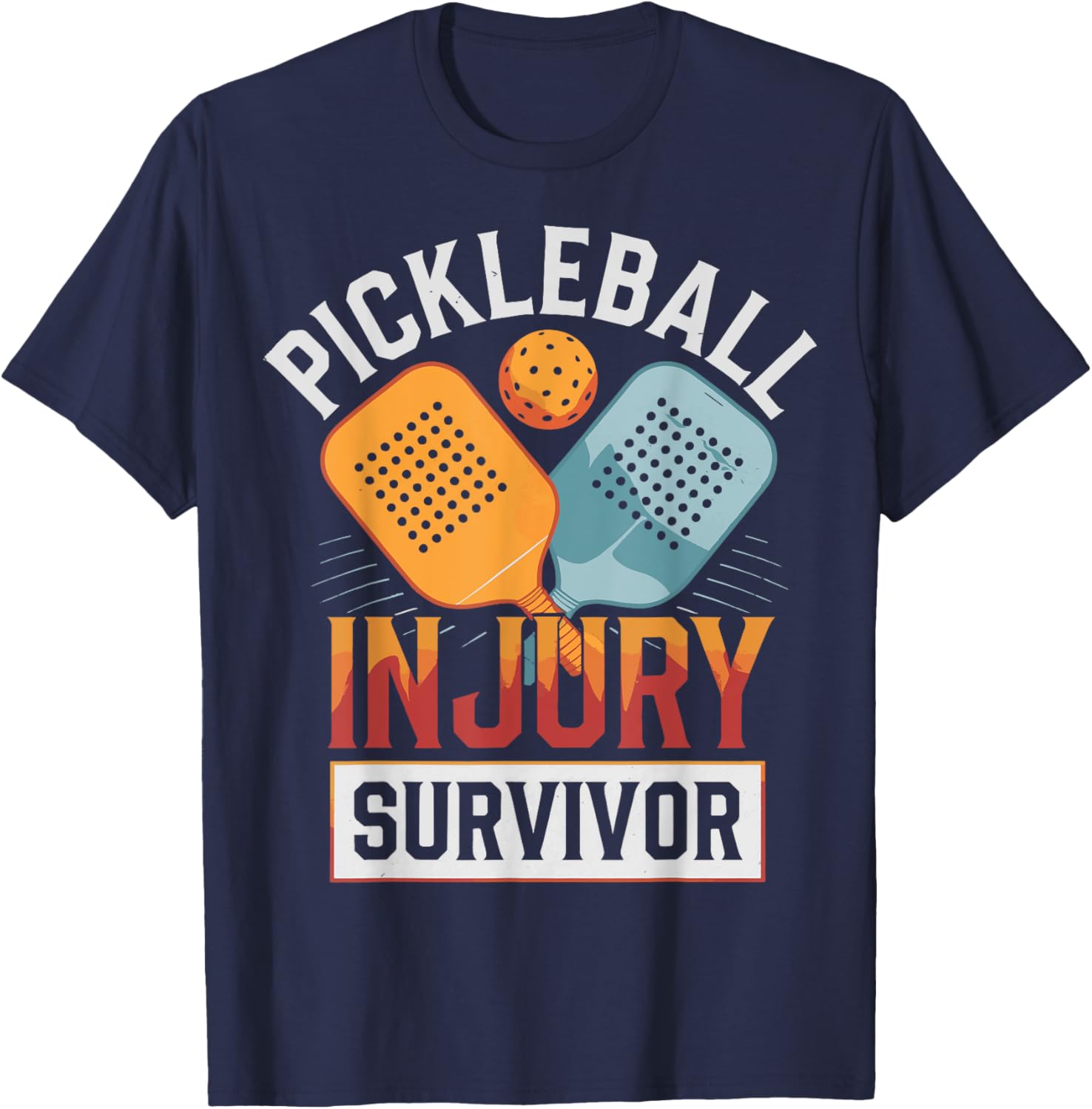 Pickleball Injury Survivor T-Shirt Fun and Stylish Sports Apparel - 3