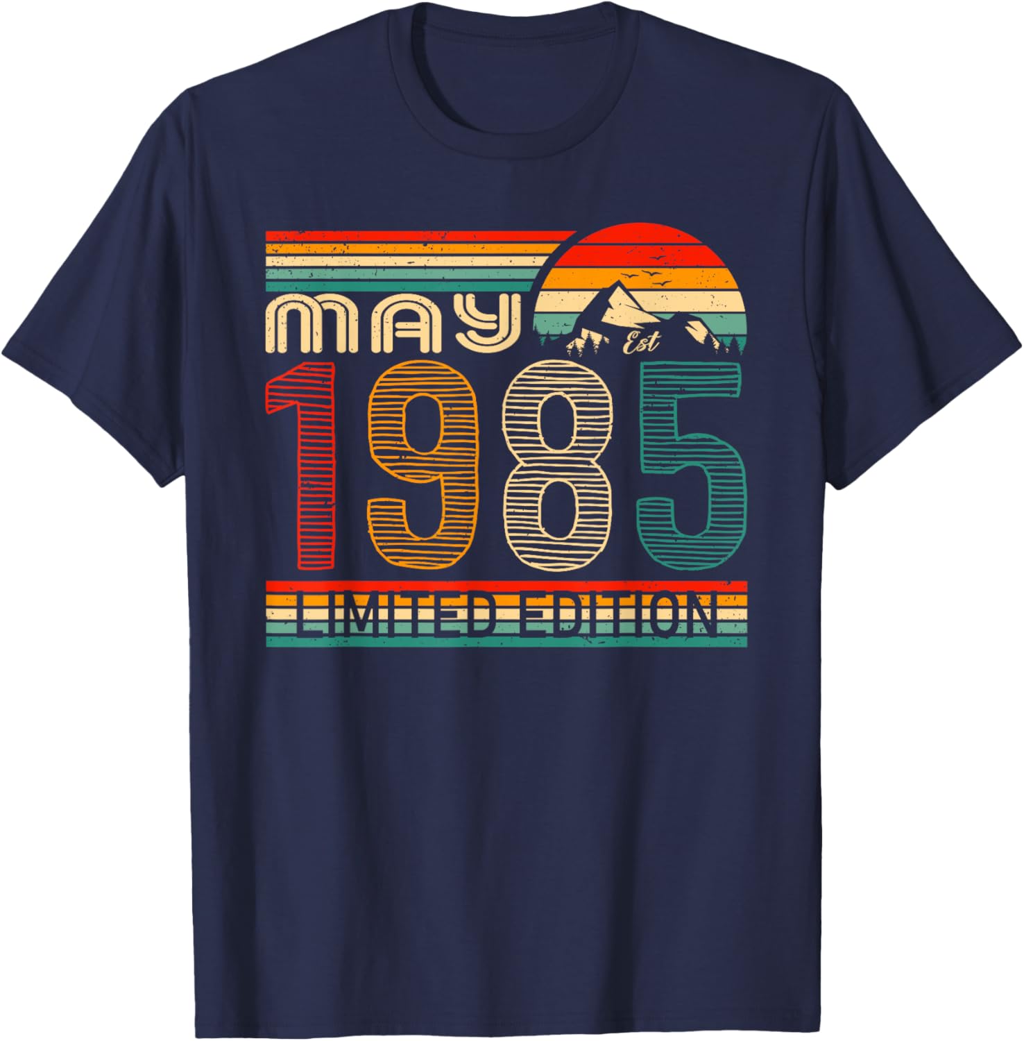 Classic 1985 Vintage Birthday T-Shirt May 1985 Limited Edition Gift - 9