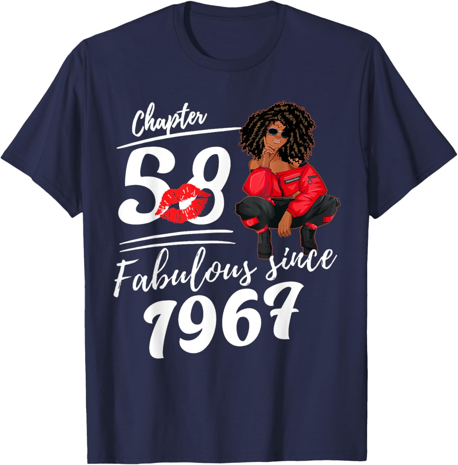 Fabulous Since 1967 58th Birthday Queen T-Shirt for Women Celebrations - 12
