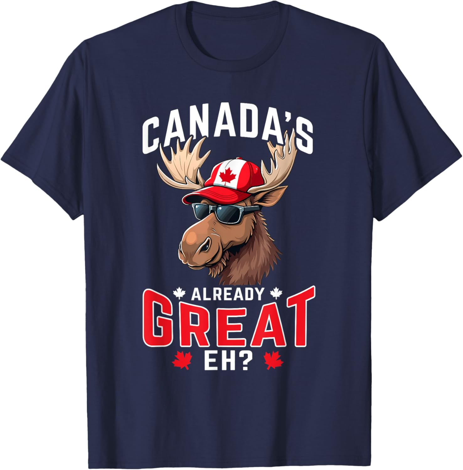 Funny Moose Pride T-Shirt for Canada Fans - Great Eh Apparel! - 5
