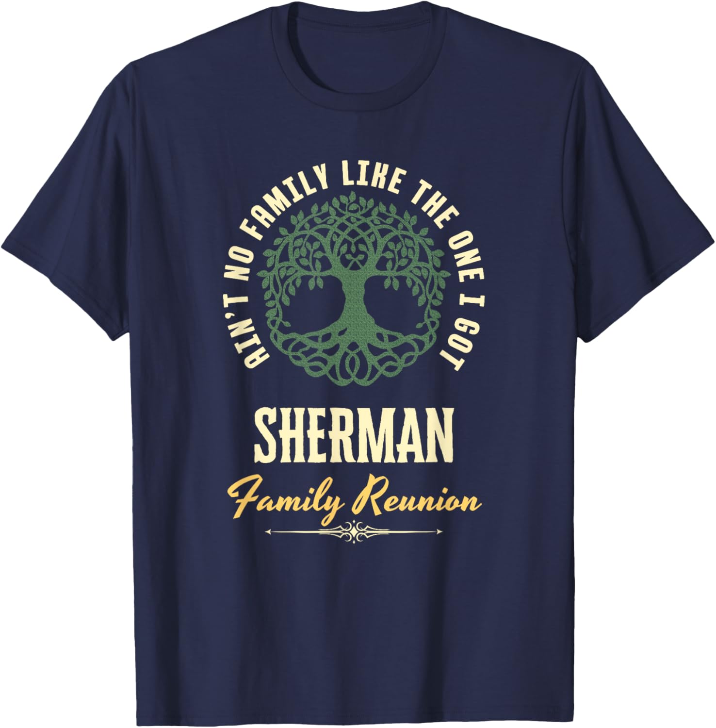 Family Reunion 2025 Matching Sherman T-Shirt for All Ages and Styles - 2